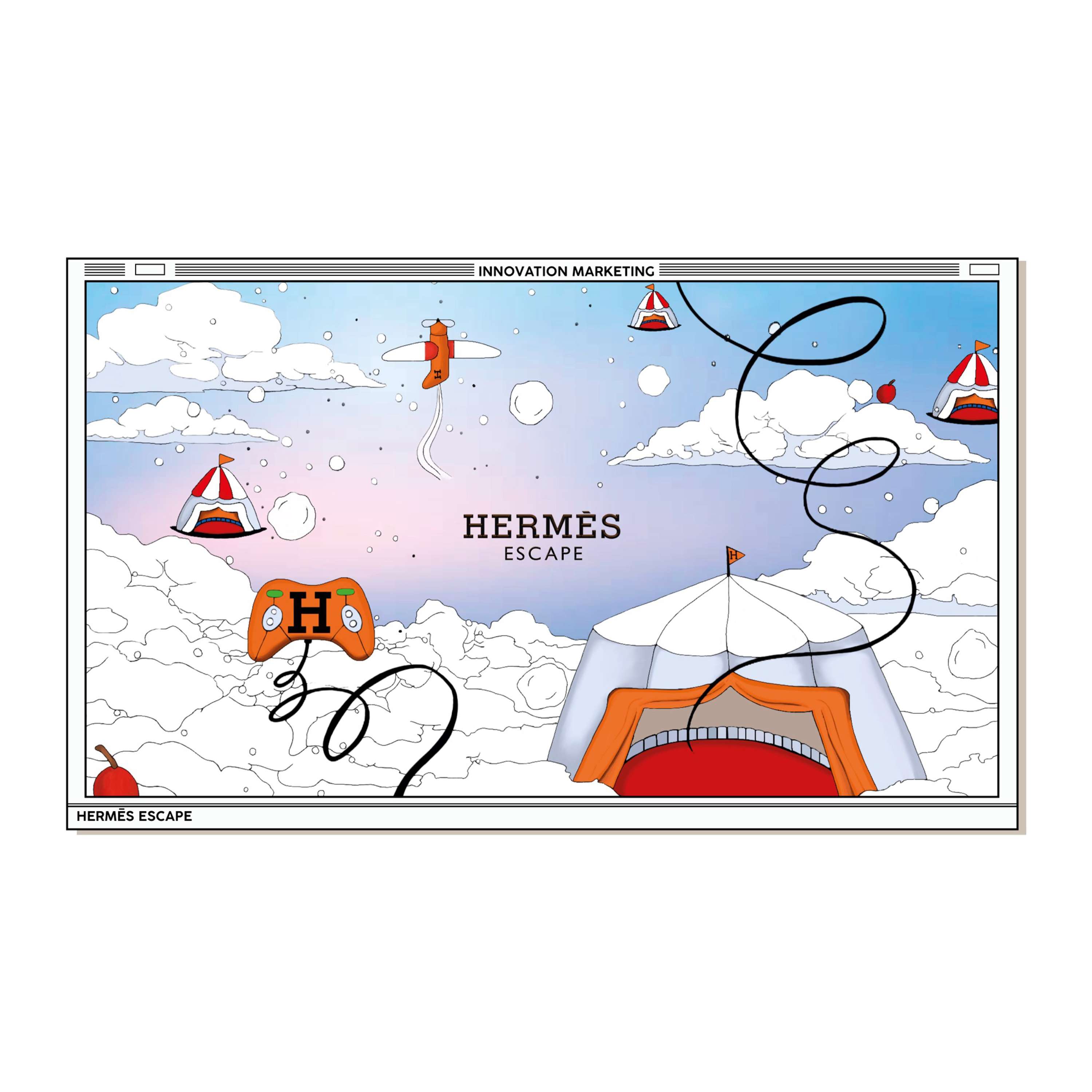 Hermès Escape by Jessica Mardle