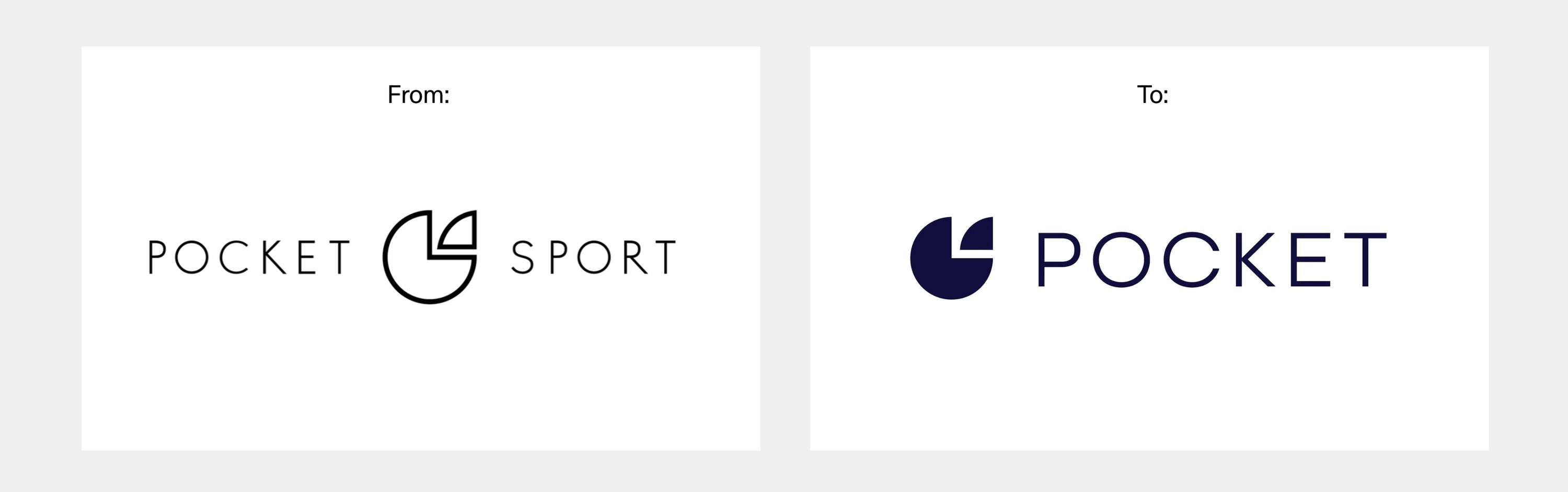 Pocket Sport rebrand by Cali Mackrill