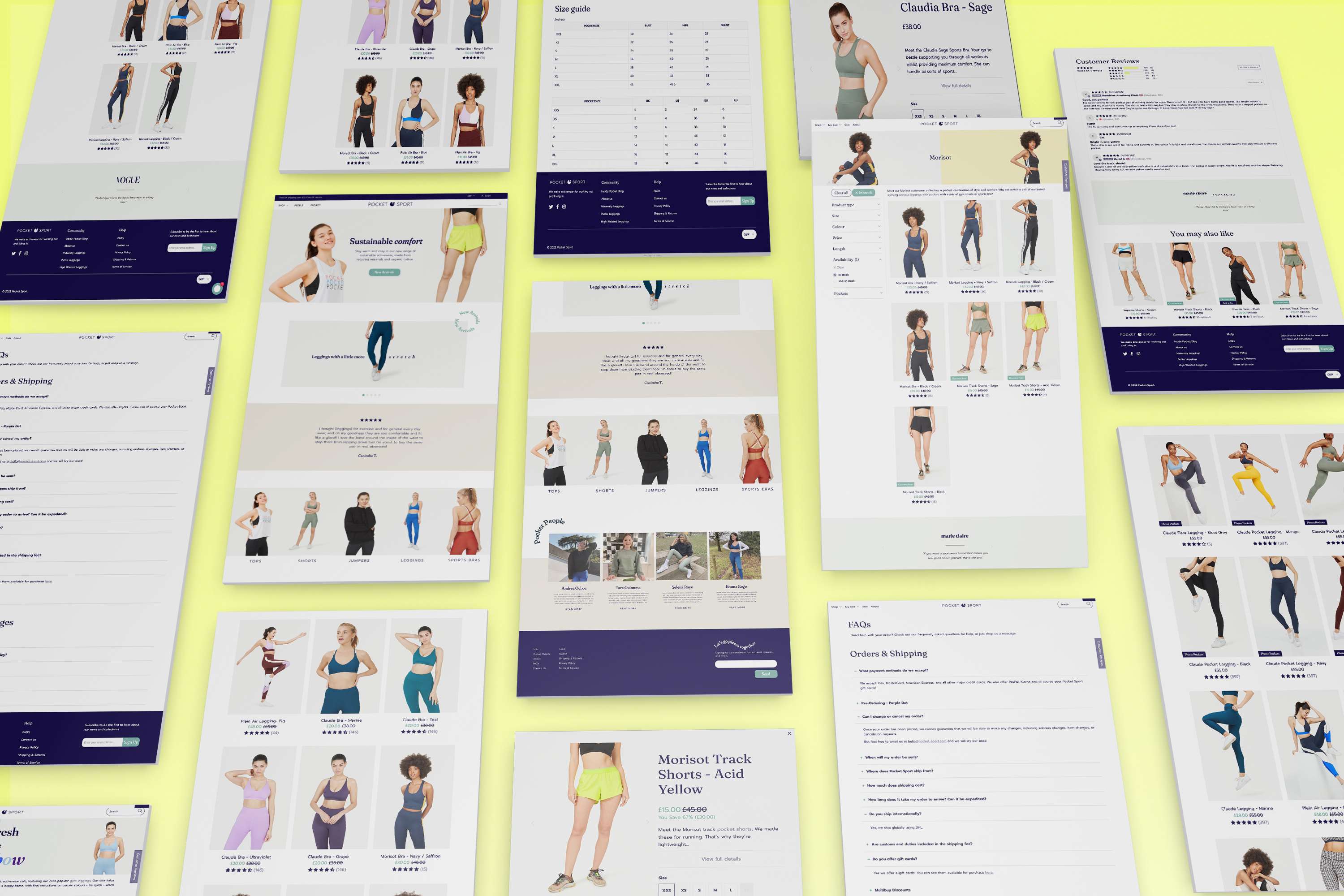 Pocket Sport rebrand by Cali Mackrill