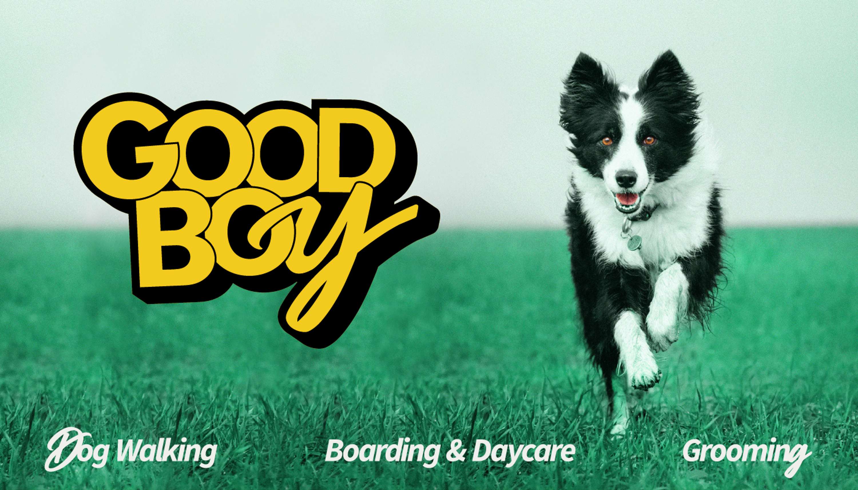Good Boy Dog Walking & Boarding  |  Logo Design & Brand Identity by Mia Trevelyan