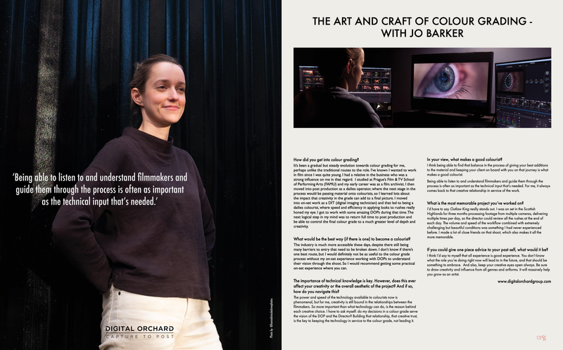 Jo Barker - Colourist // Cinegirl x Digital Orchard by Hannah Nicole Drew