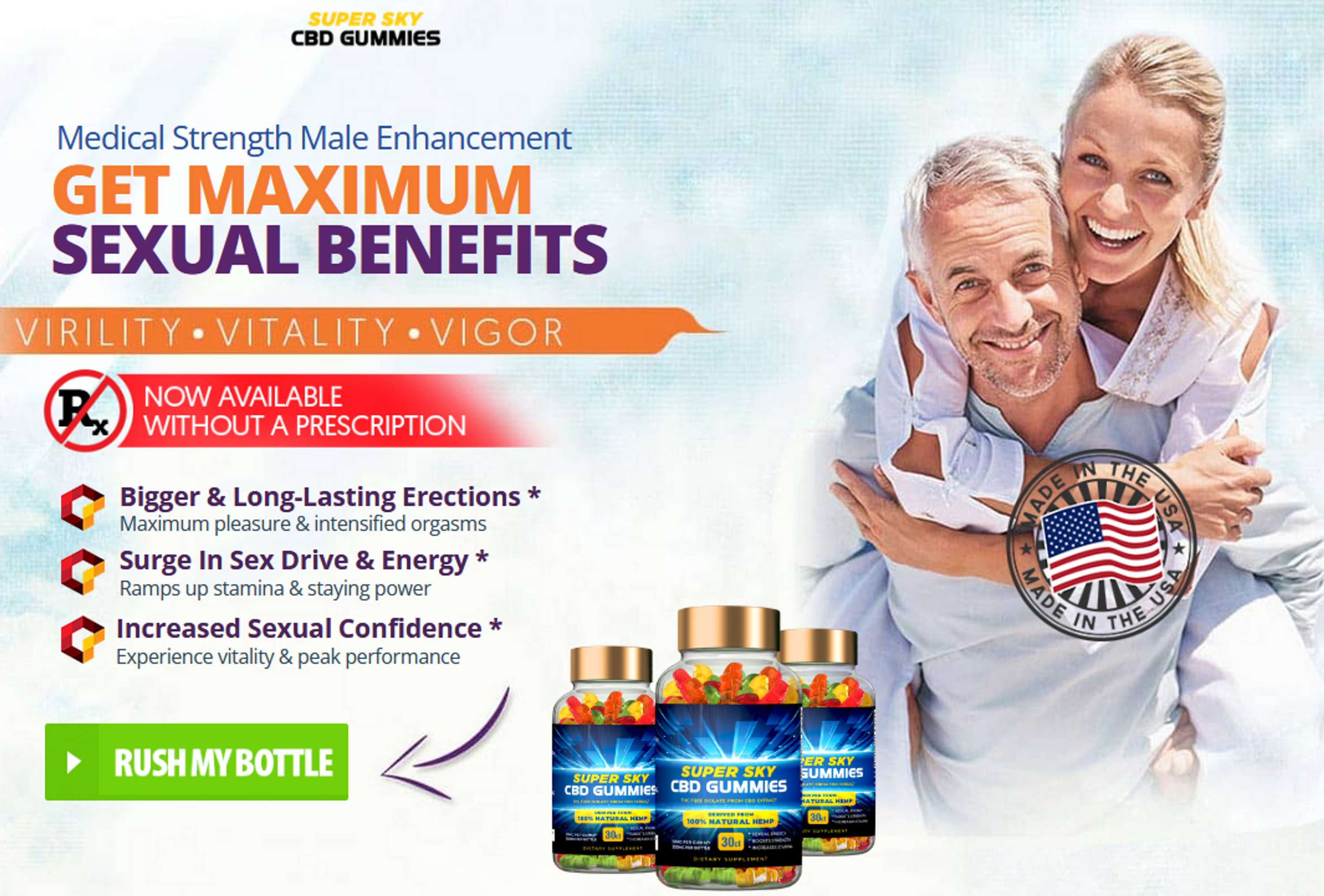 Super Sky CBD Gummies For Male Enhancement Reviews by Brett Black