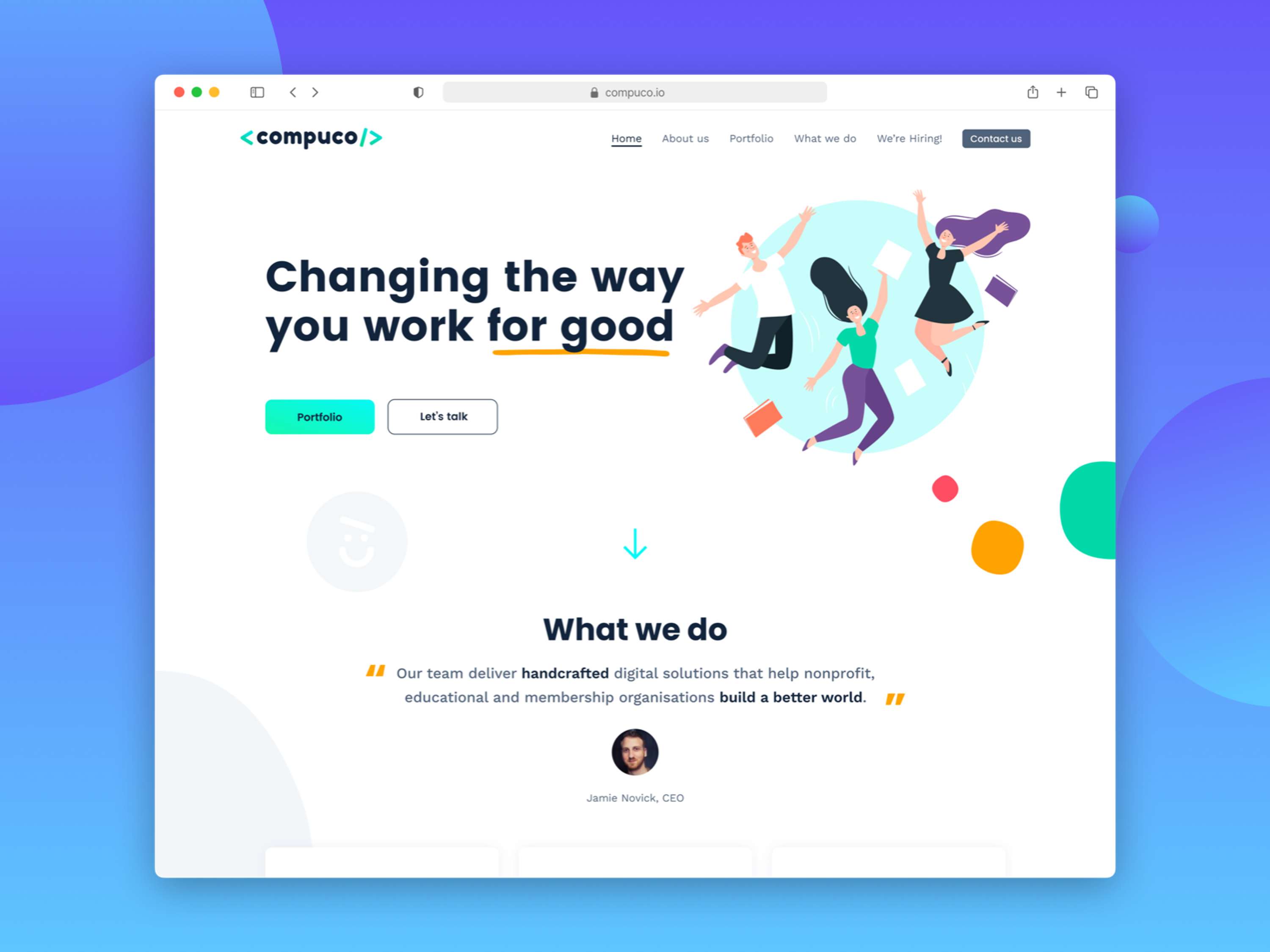 Compuco Website by Iñigo Gómez