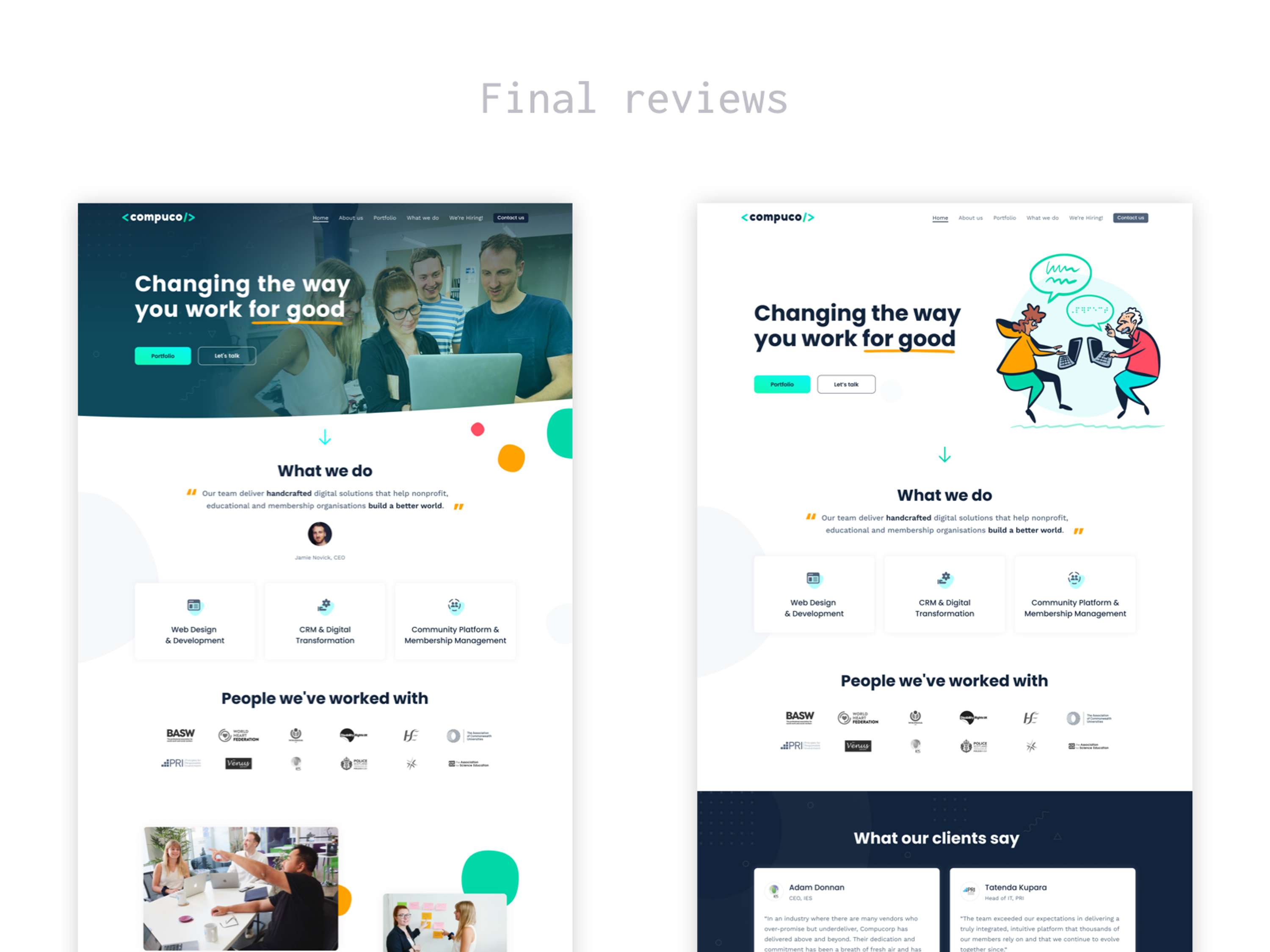 Compuco Website by Iñigo Gómez