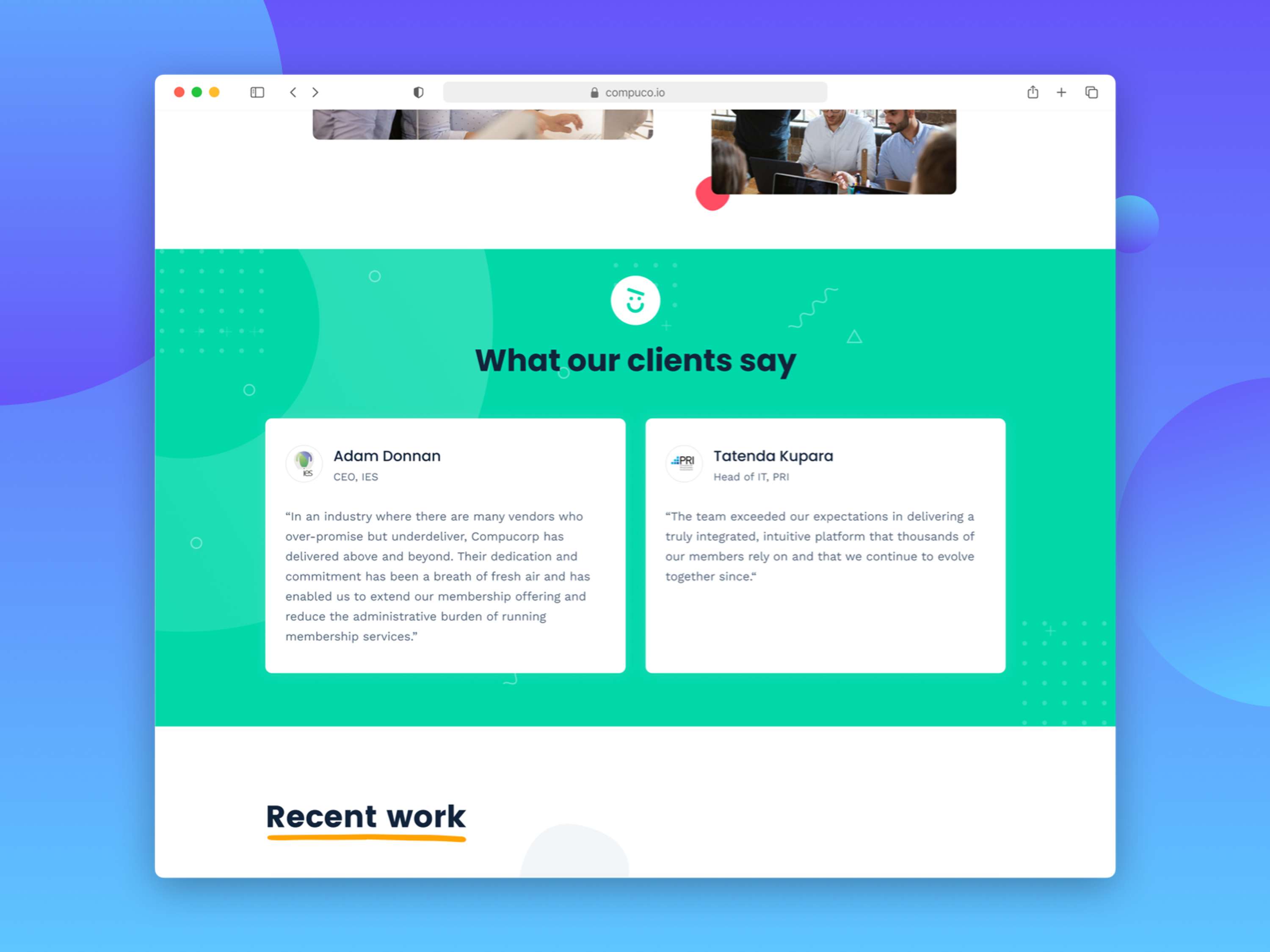 Compuco Website by Iñigo Gómez