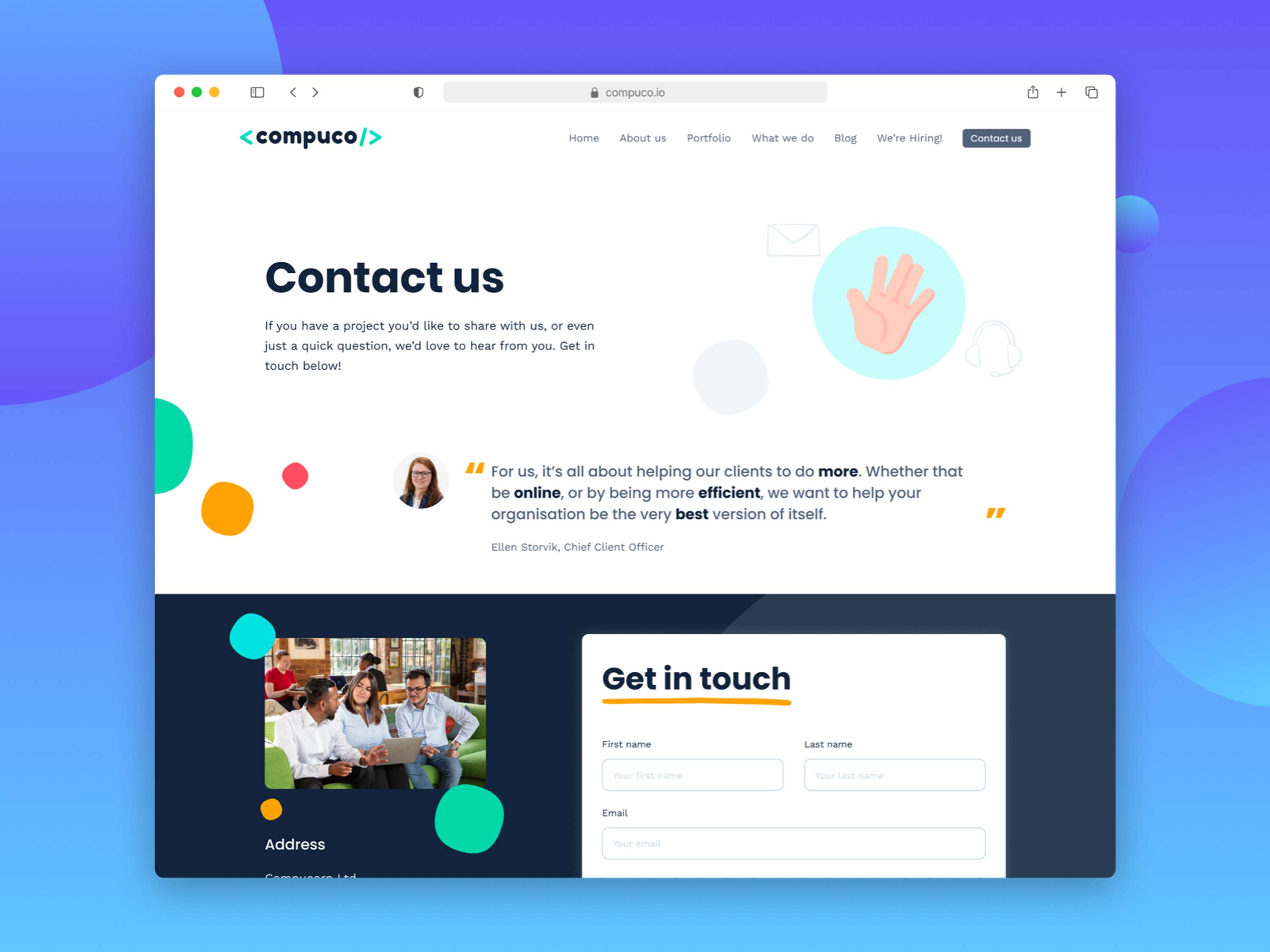 Compuco Website by Iñigo Gómez