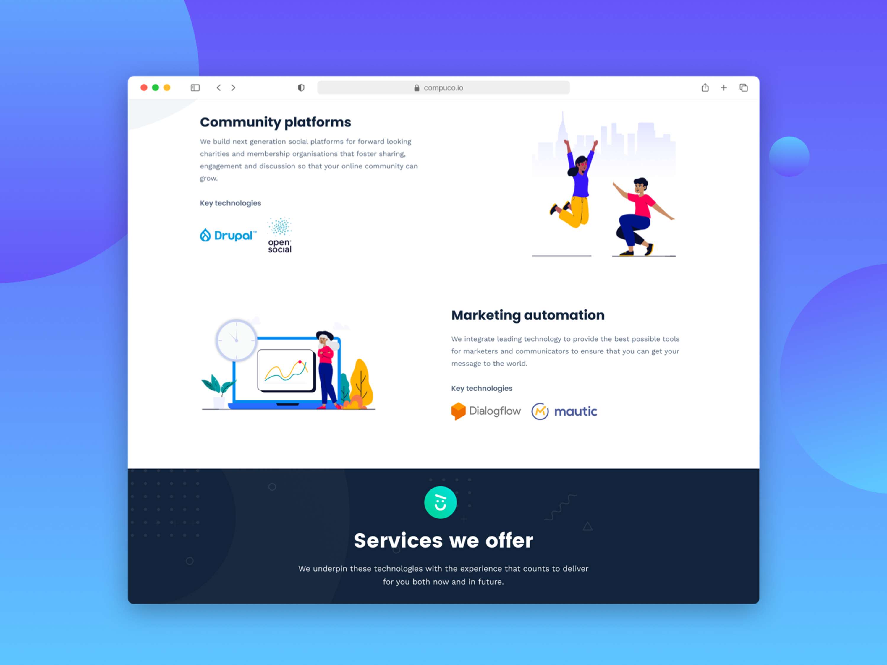 Compuco Website by Iñigo Gómez
