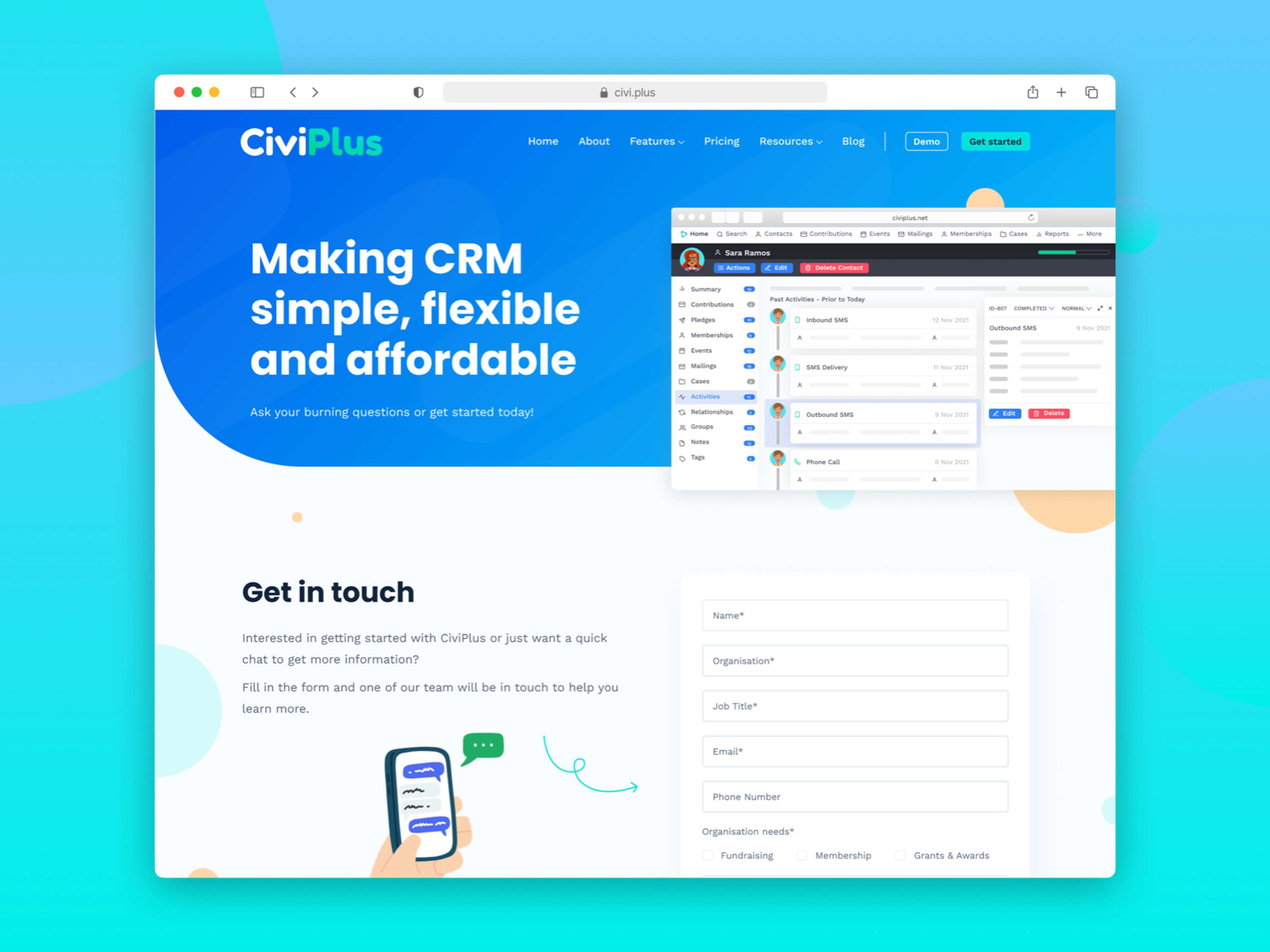 CiviPlus Website by Iñigo Gómez