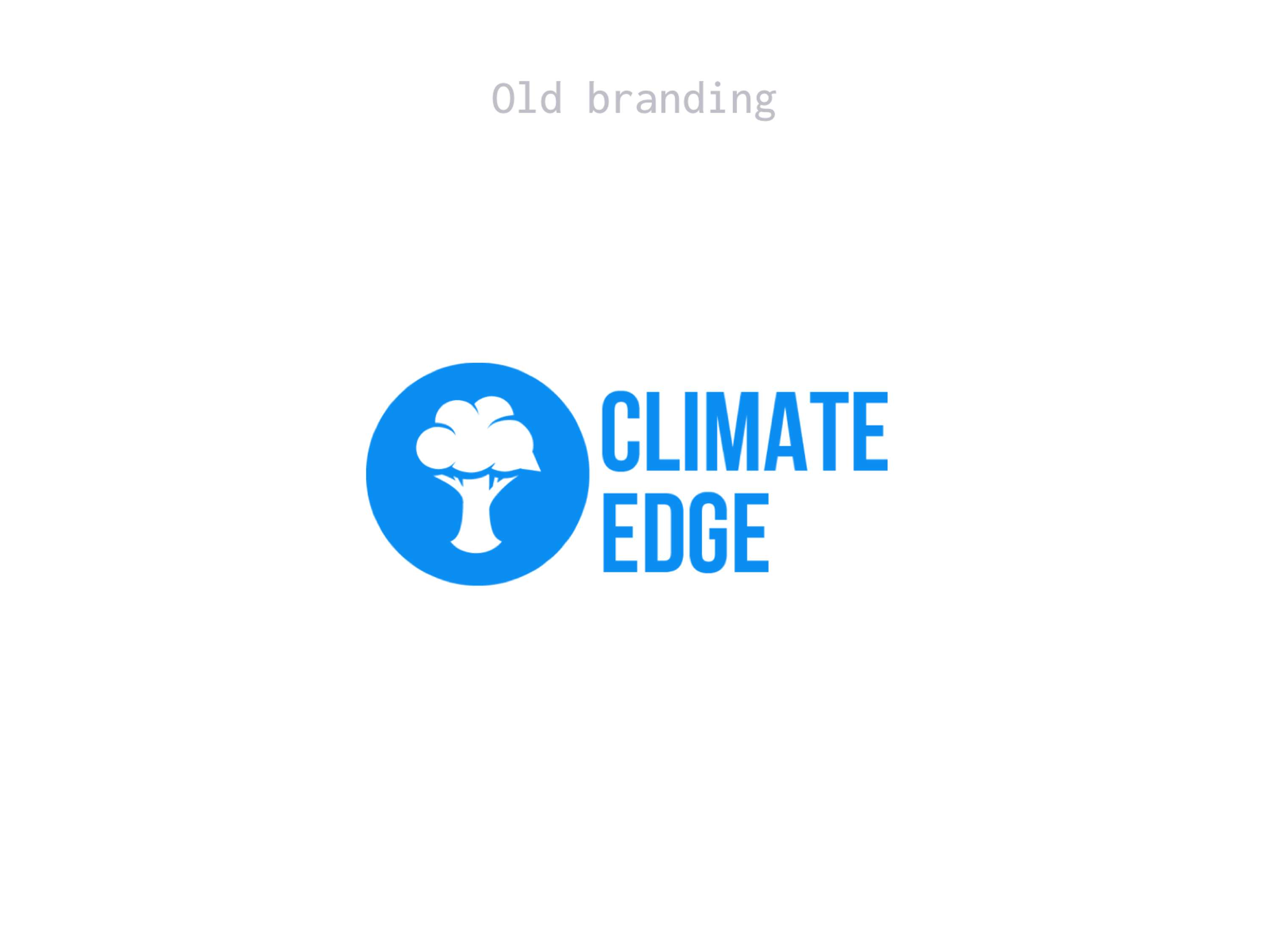 Climate Edge Branding Redesign by Iñigo Gómez