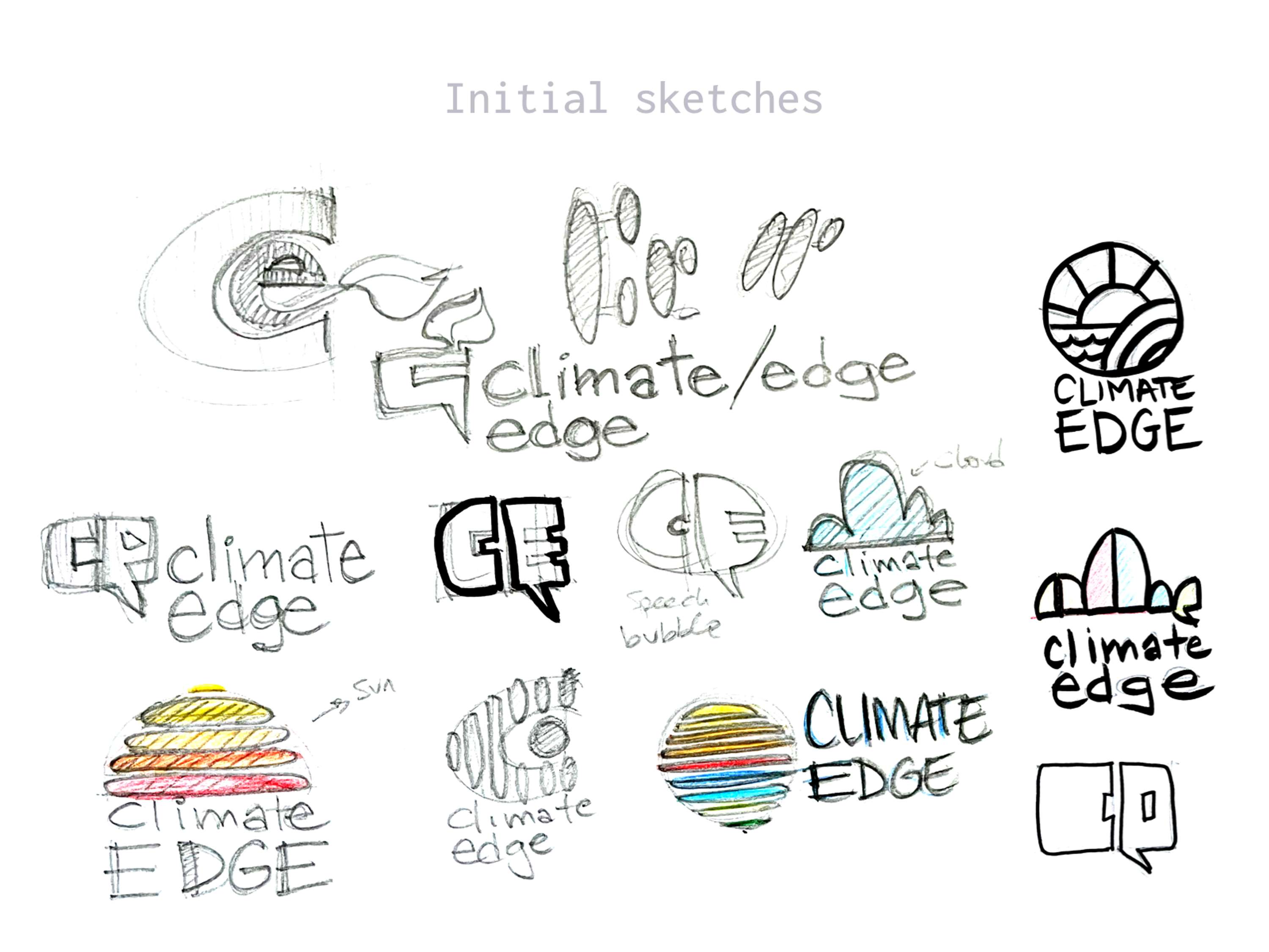 Climate Edge Branding Redesign by Iñigo Gómez