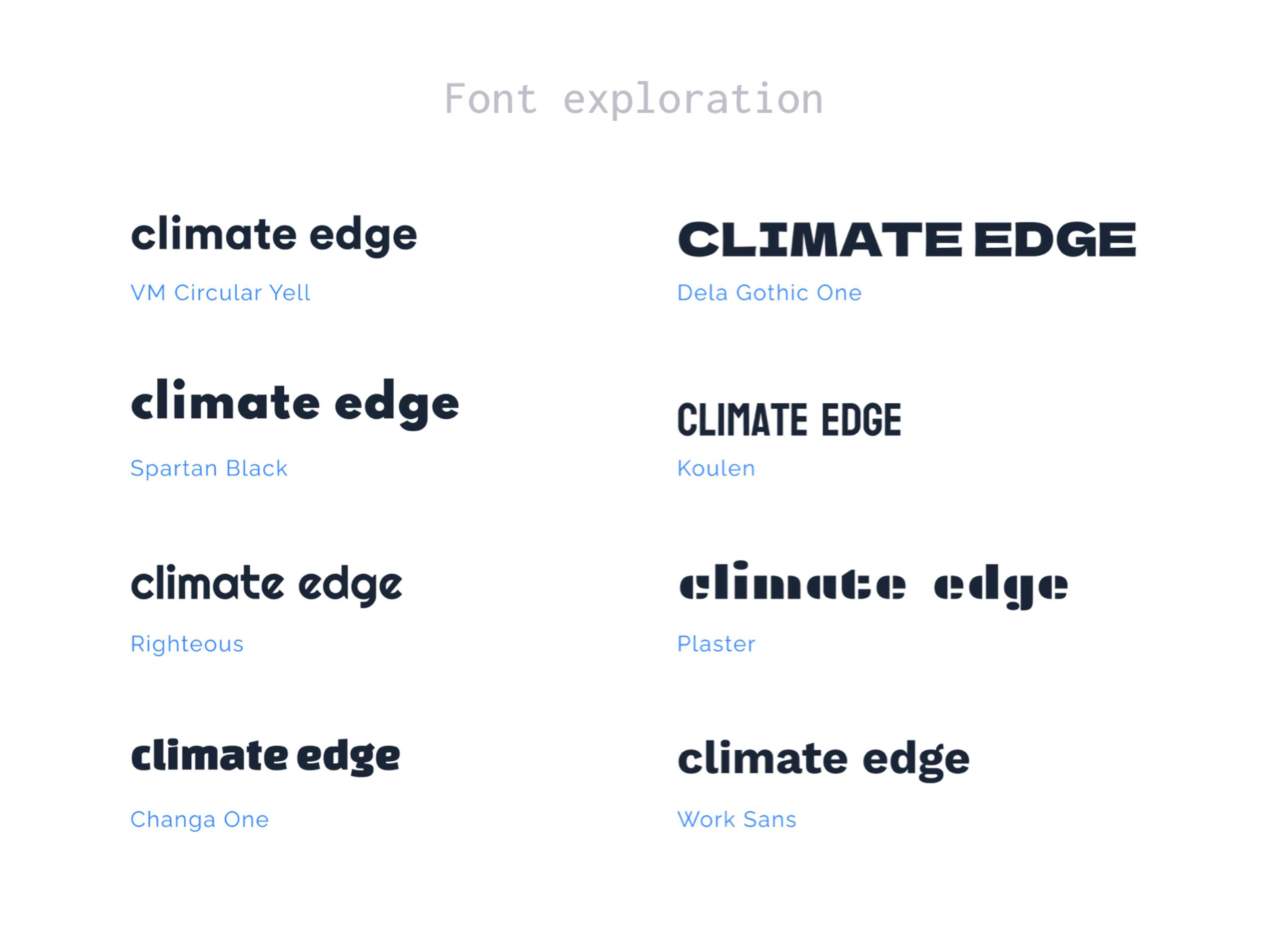 Climate Edge Branding Redesign by Iñigo Gómez