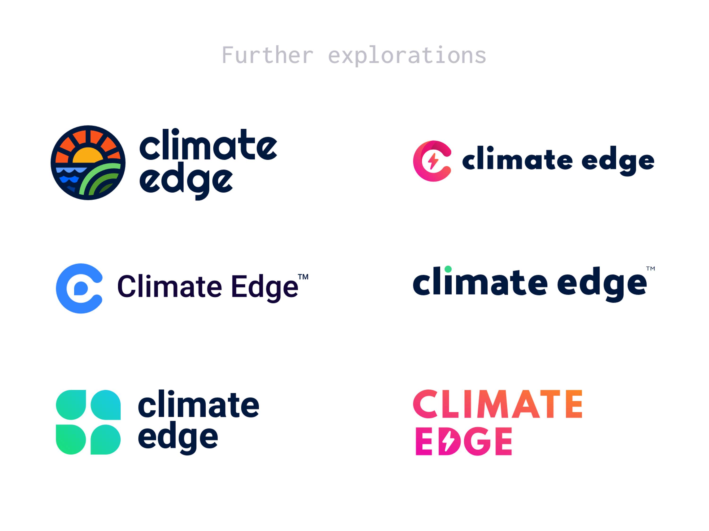 Climate Edge Branding Redesign by Iñigo Gómez