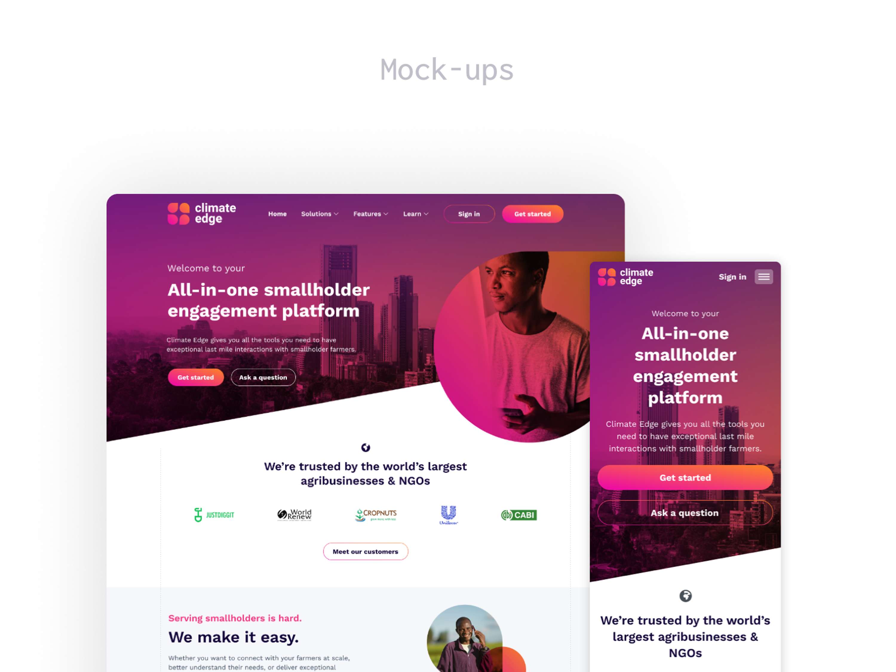 Climate Edge Branding Redesign by Iñigo Gómez