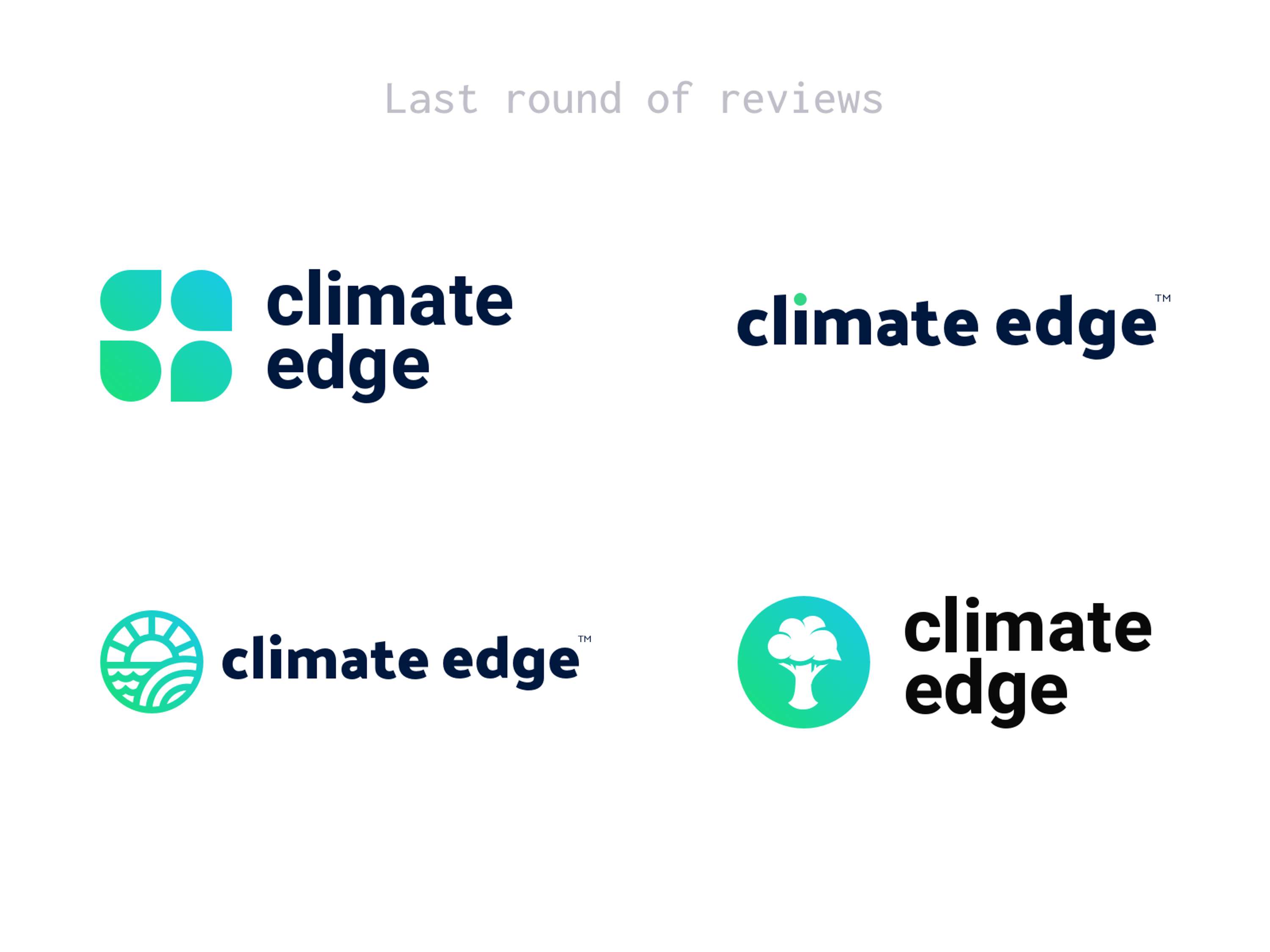 Climate Edge Branding Redesign by Iñigo Gómez
