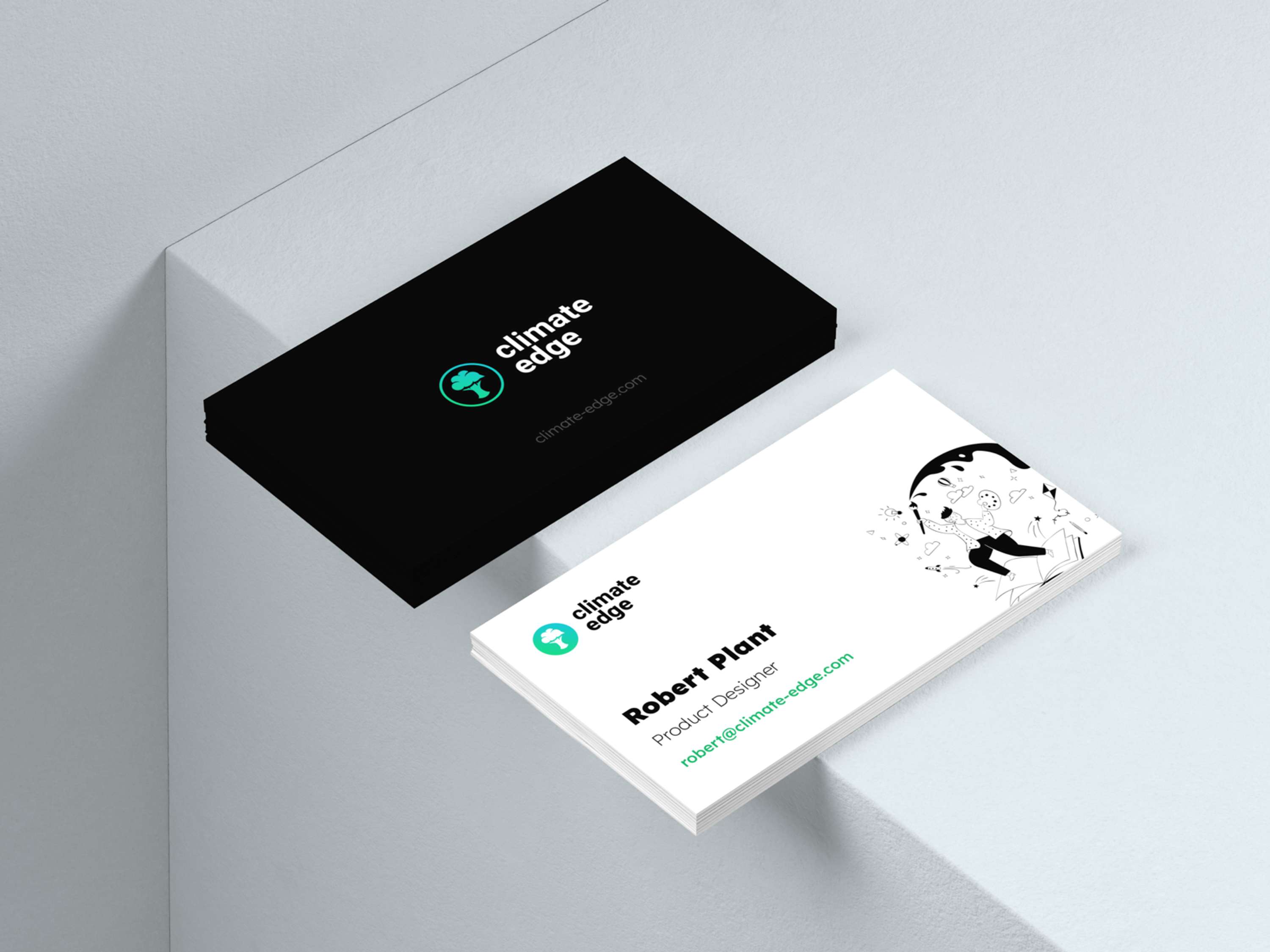 Climate Edge Branding Redesign by Iñigo Gómez