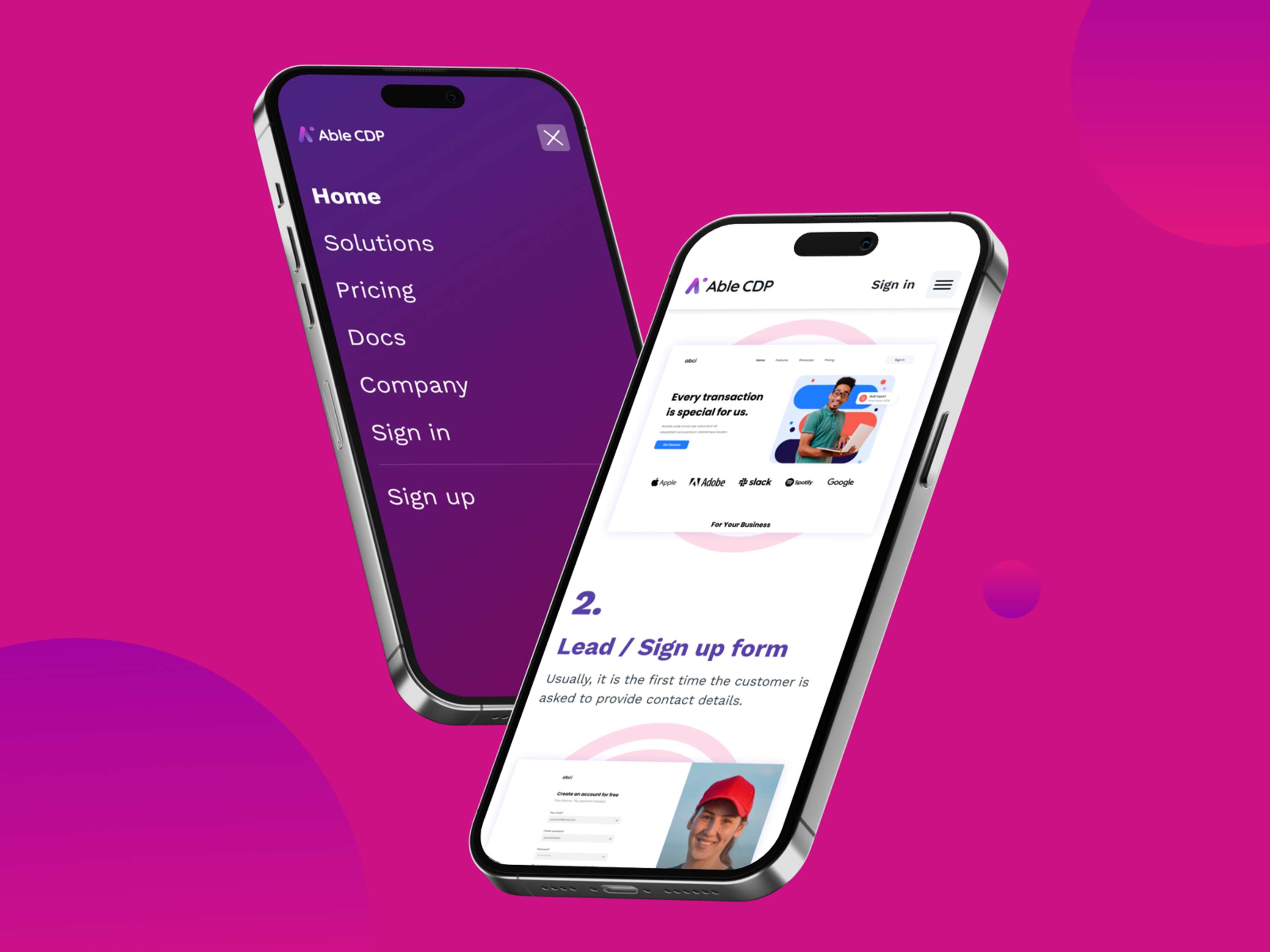 Able CDP Website + Desktop App + Styleguide by Iñigo Gómez