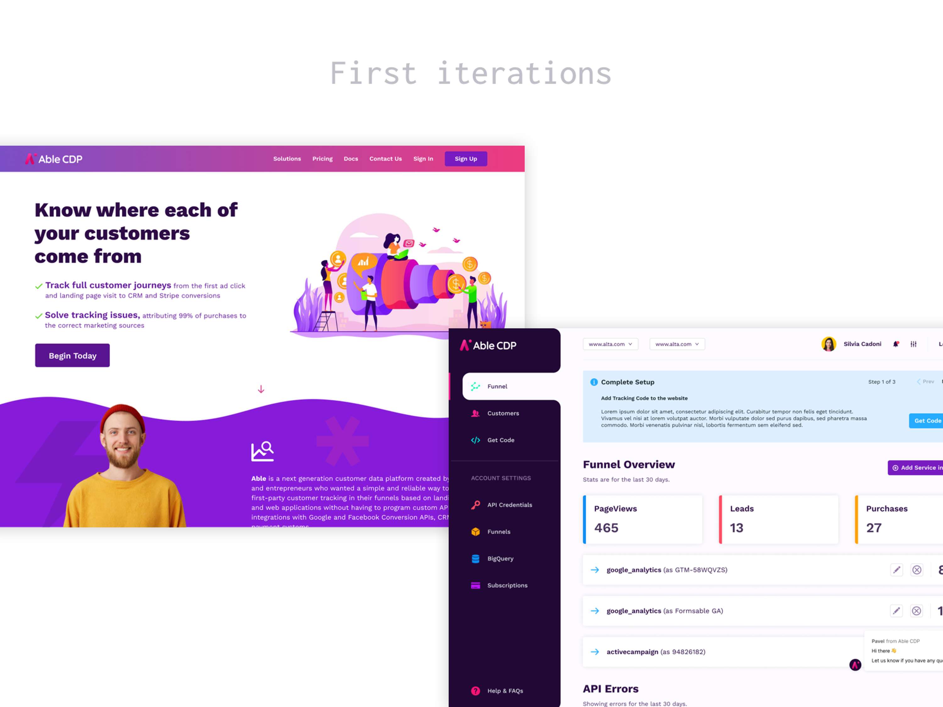 Able CDP Website + Desktop App + Styleguide by Iñigo Gómez