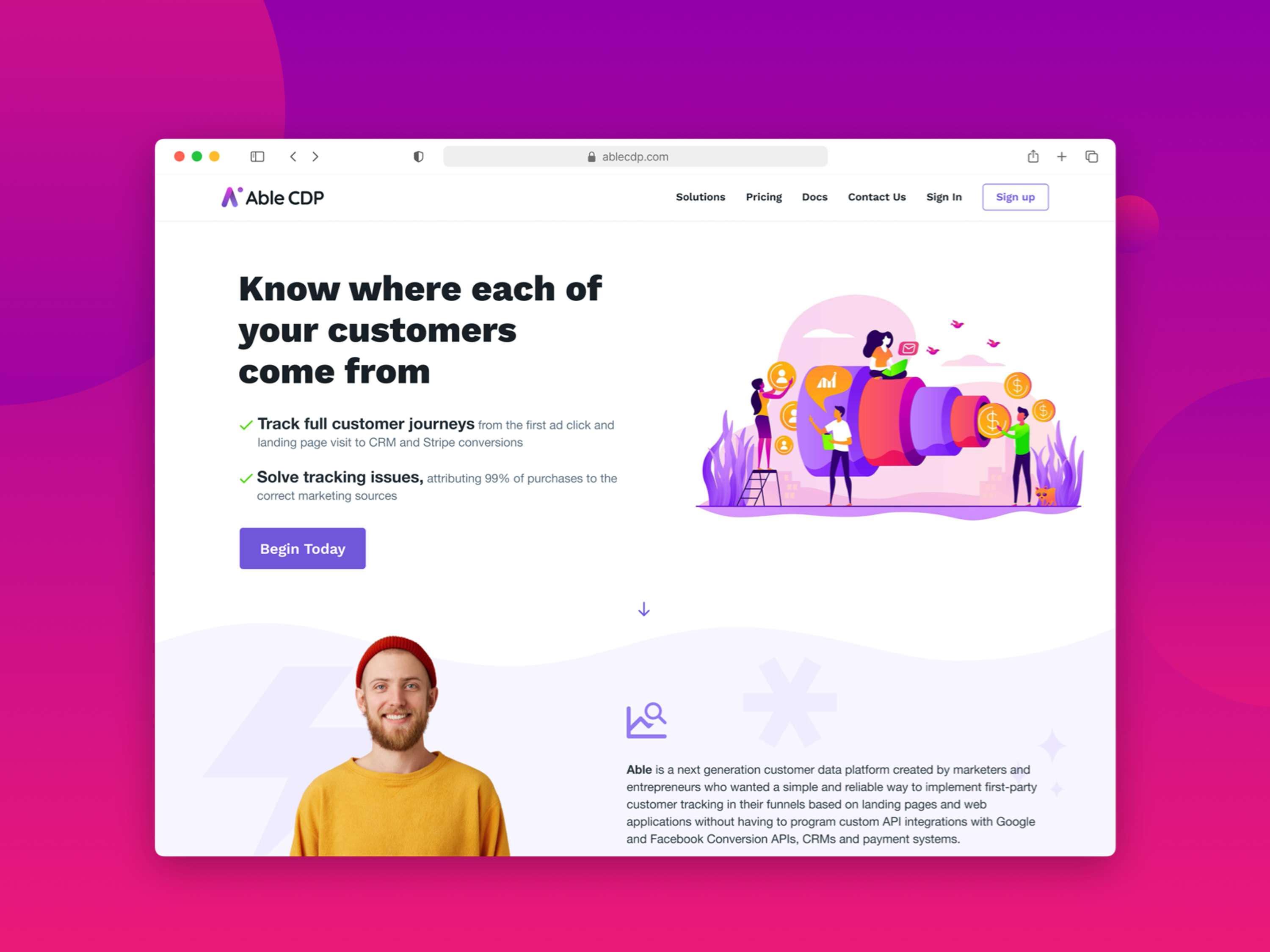 Able CDP Website + Desktop App + Styleguide by Iñigo Gómez