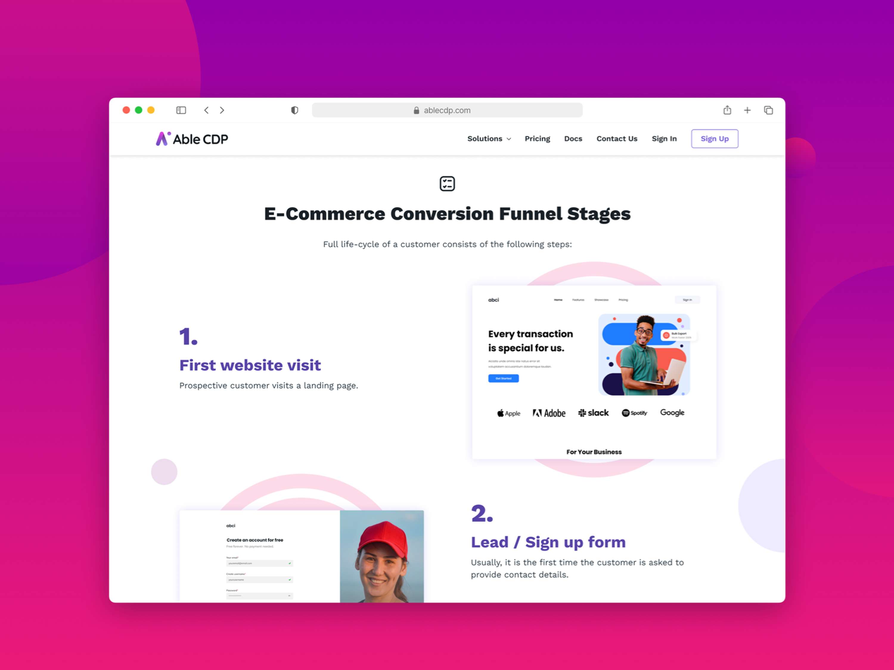 Able CDP Website + Desktop App + Styleguide by Iñigo Gómez