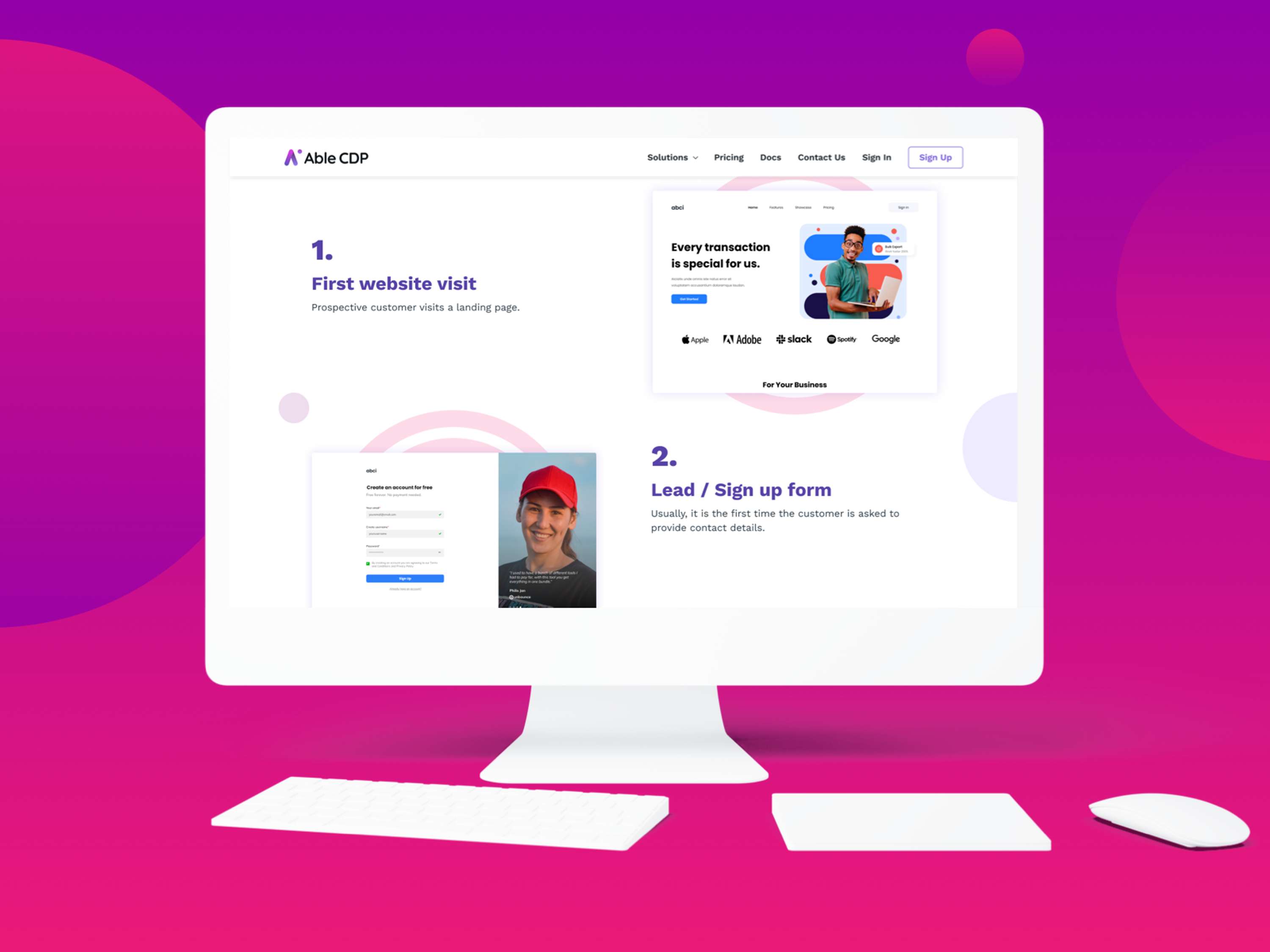 Able CDP Website + Desktop App + Styleguide by Iñigo Gómez
