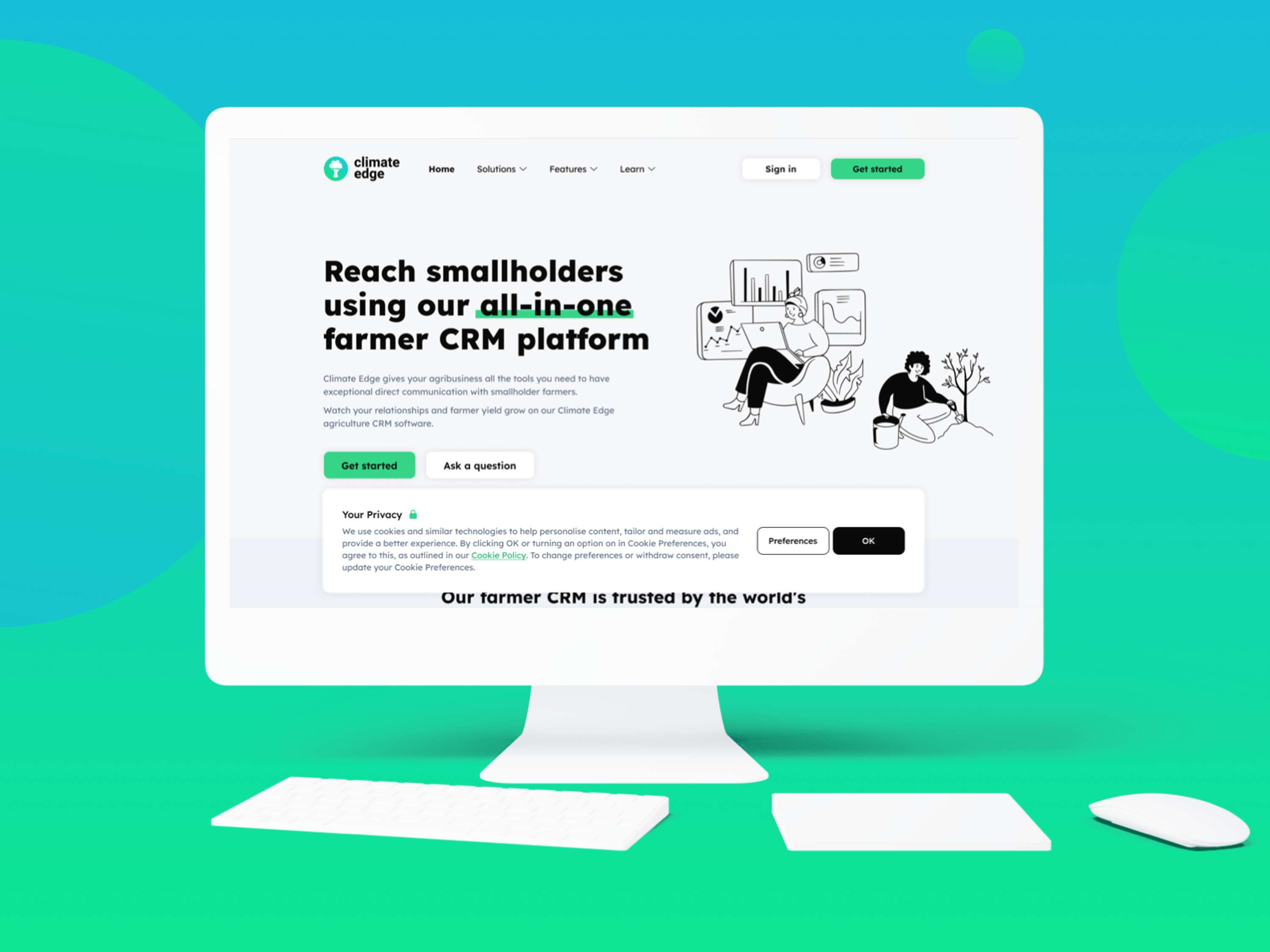 Climate Edge Website by Iñigo Gómez