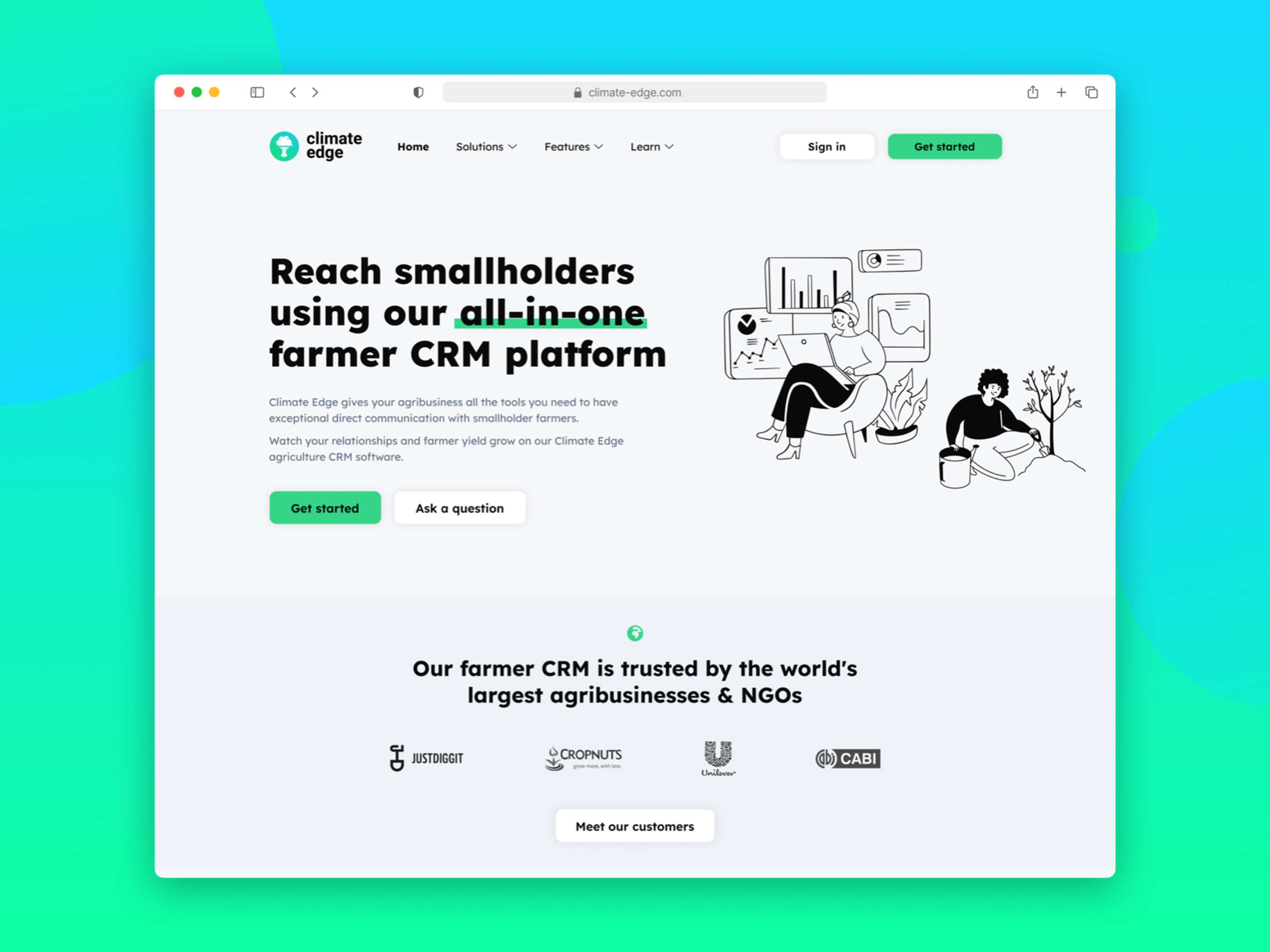 Climate Edge Website by Iñigo Gómez