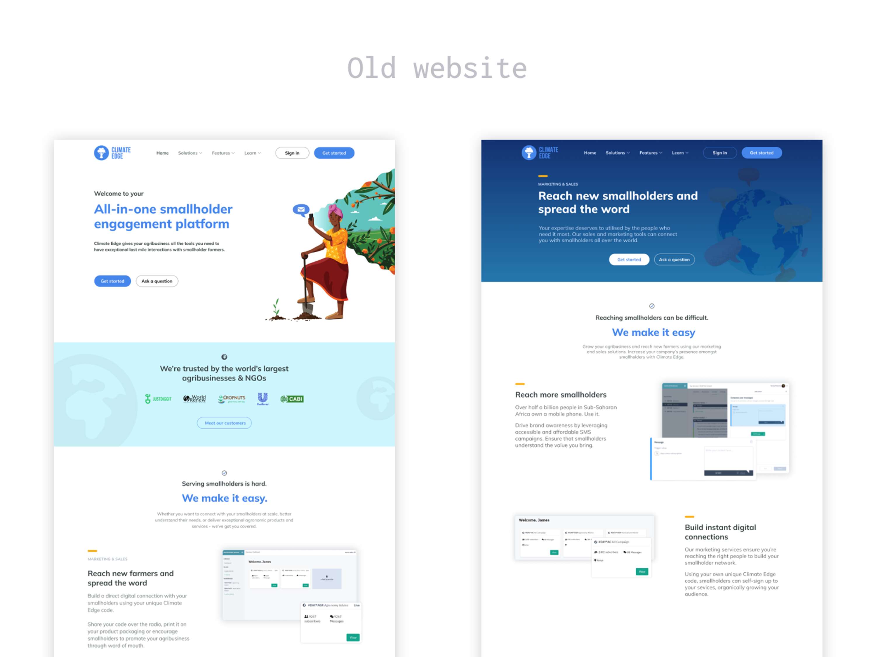 Climate Edge Website by Iñigo Gómez