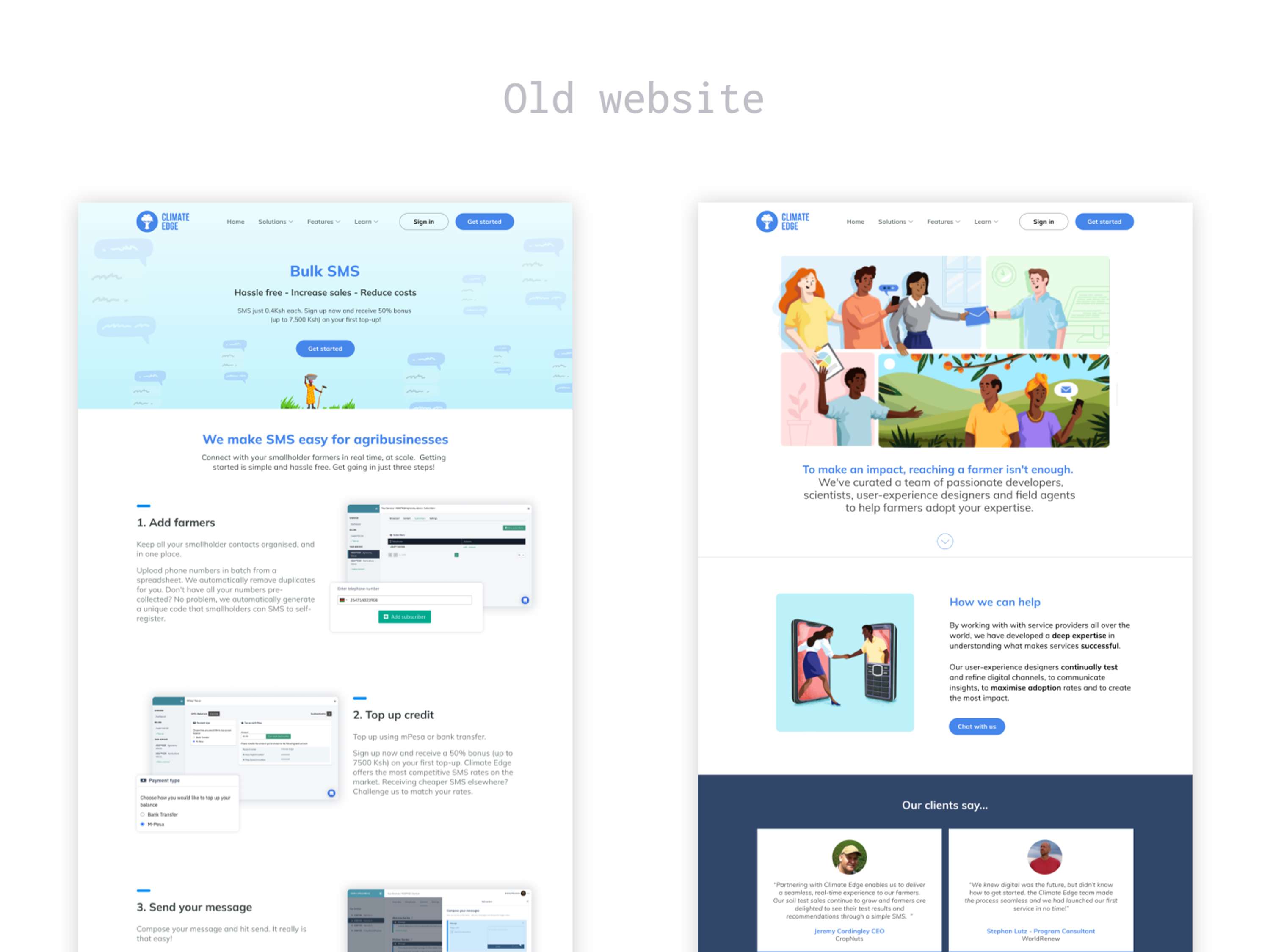 Climate Edge Website by Iñigo Gómez