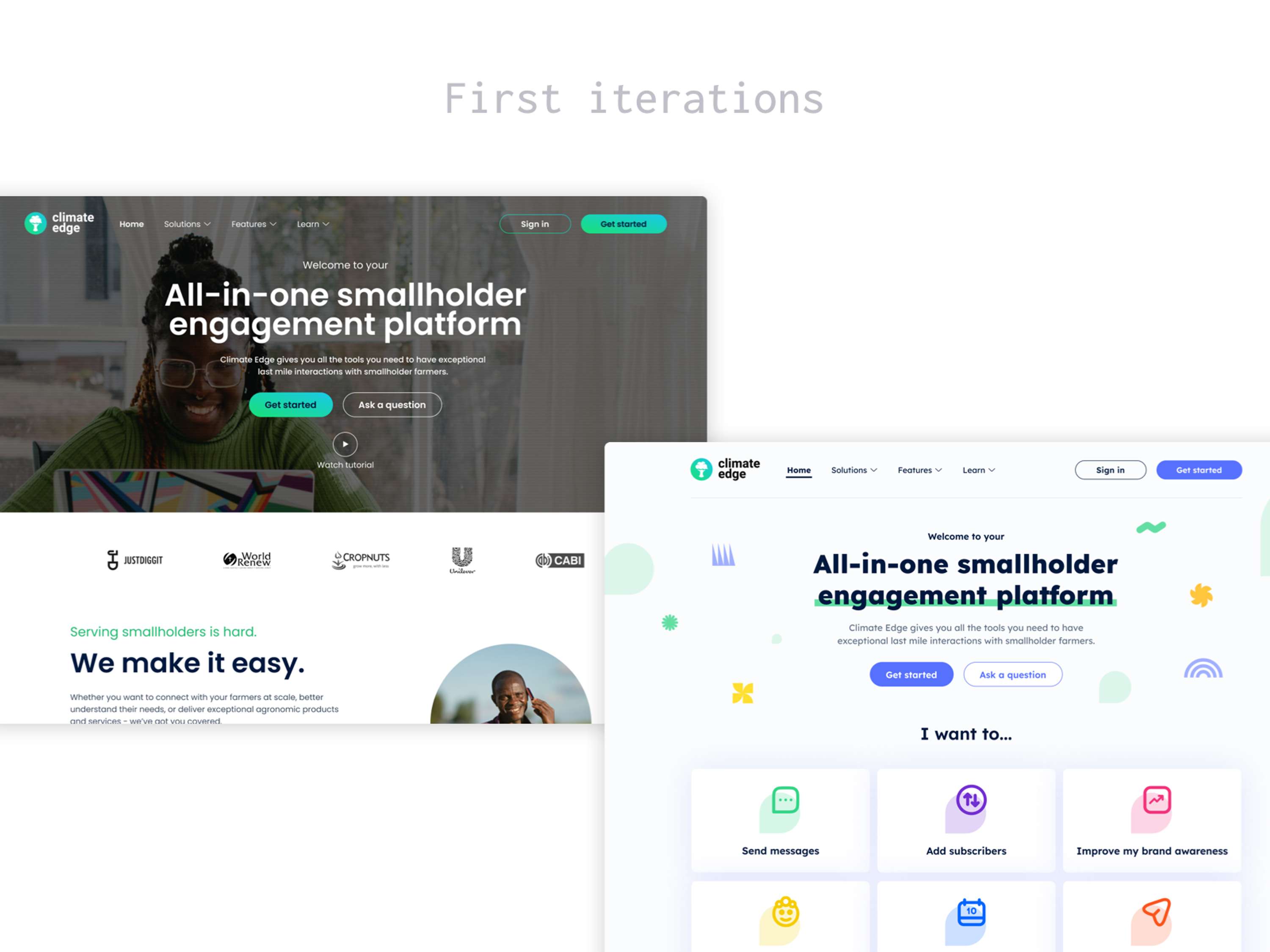 Climate Edge Website by Iñigo Gómez