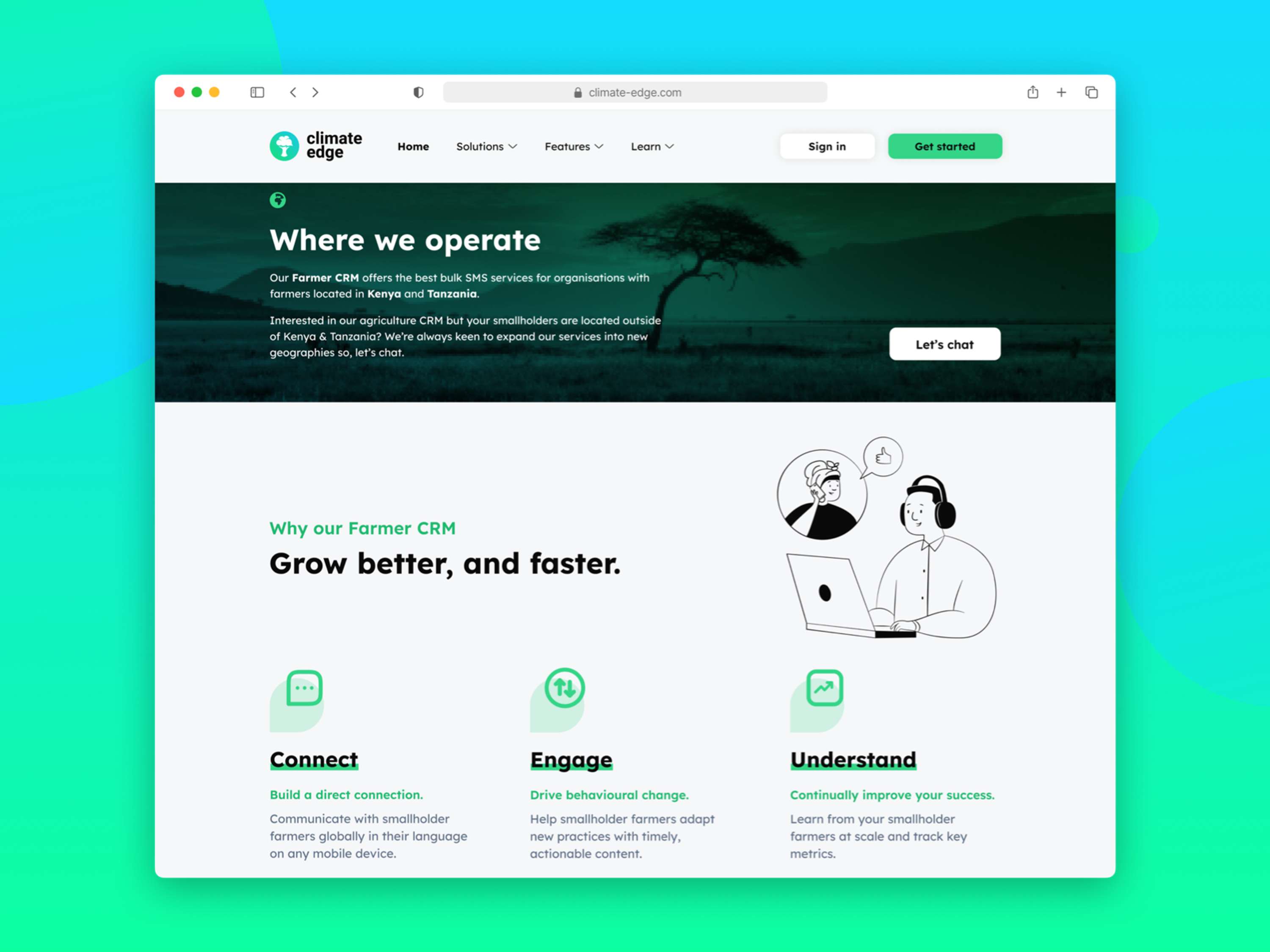 Climate Edge Website by Iñigo Gómez