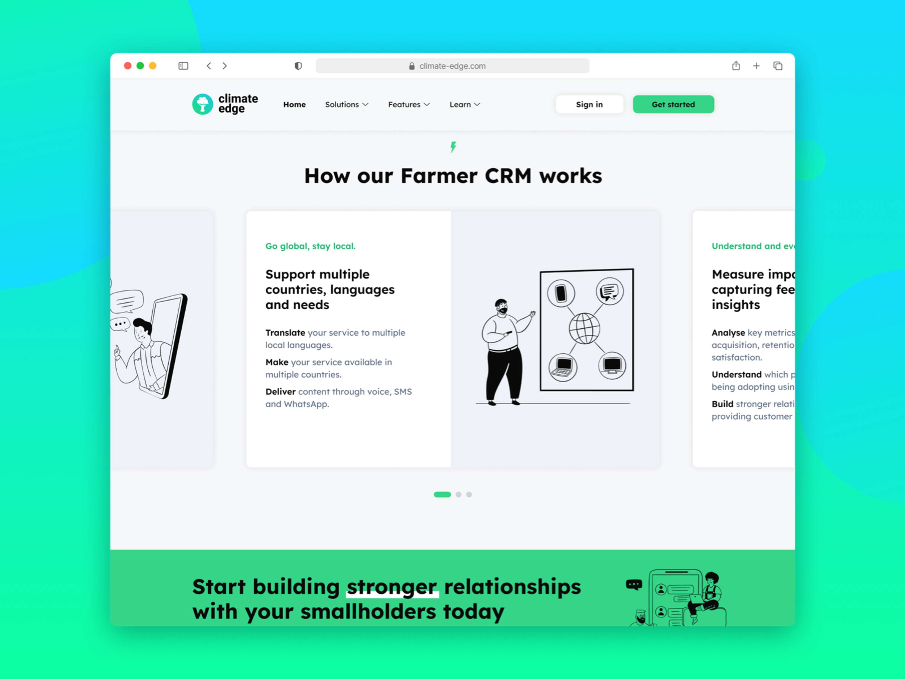 Climate Edge Website by Iñigo Gómez