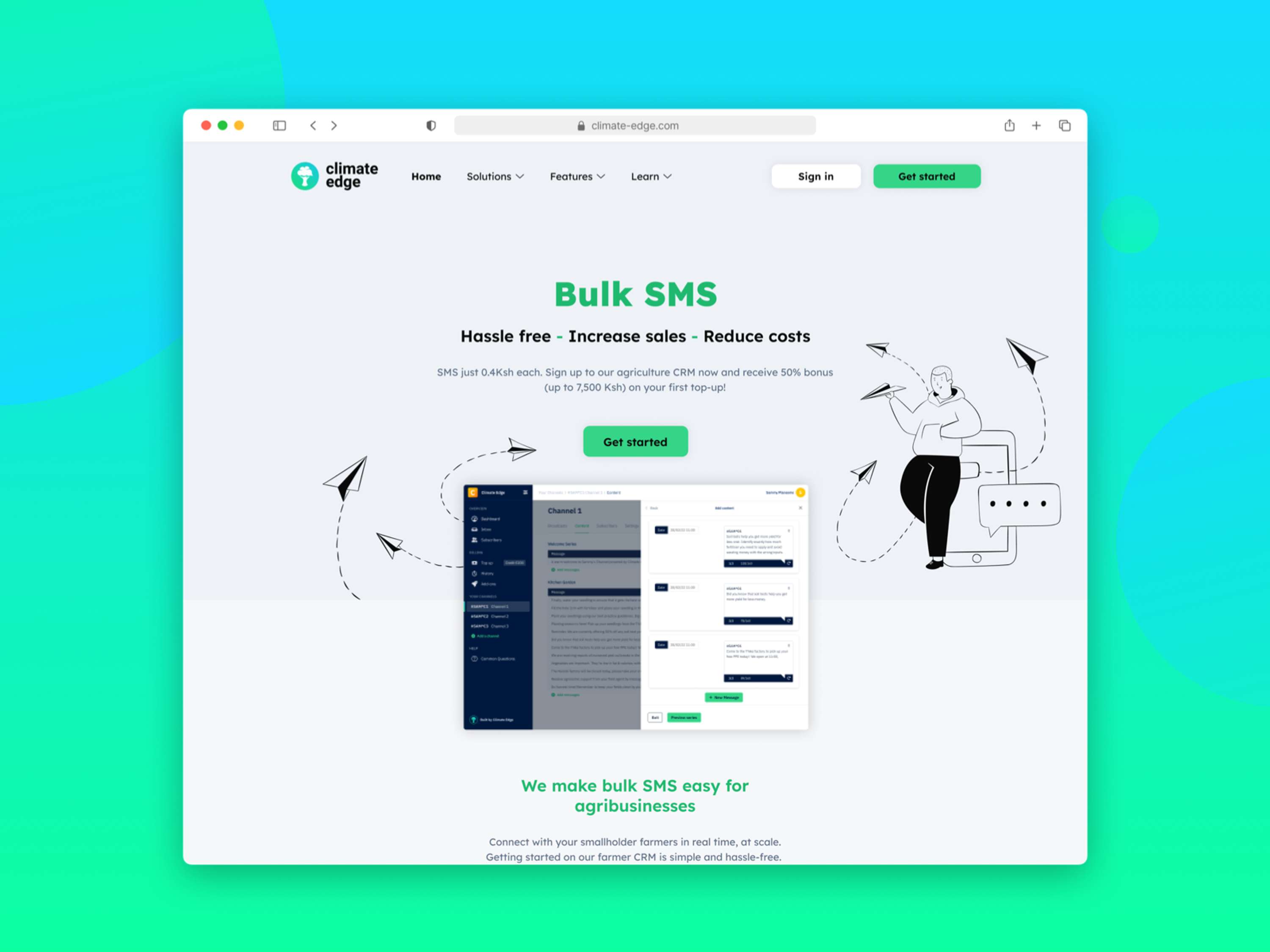 Climate Edge Website by Iñigo Gómez
