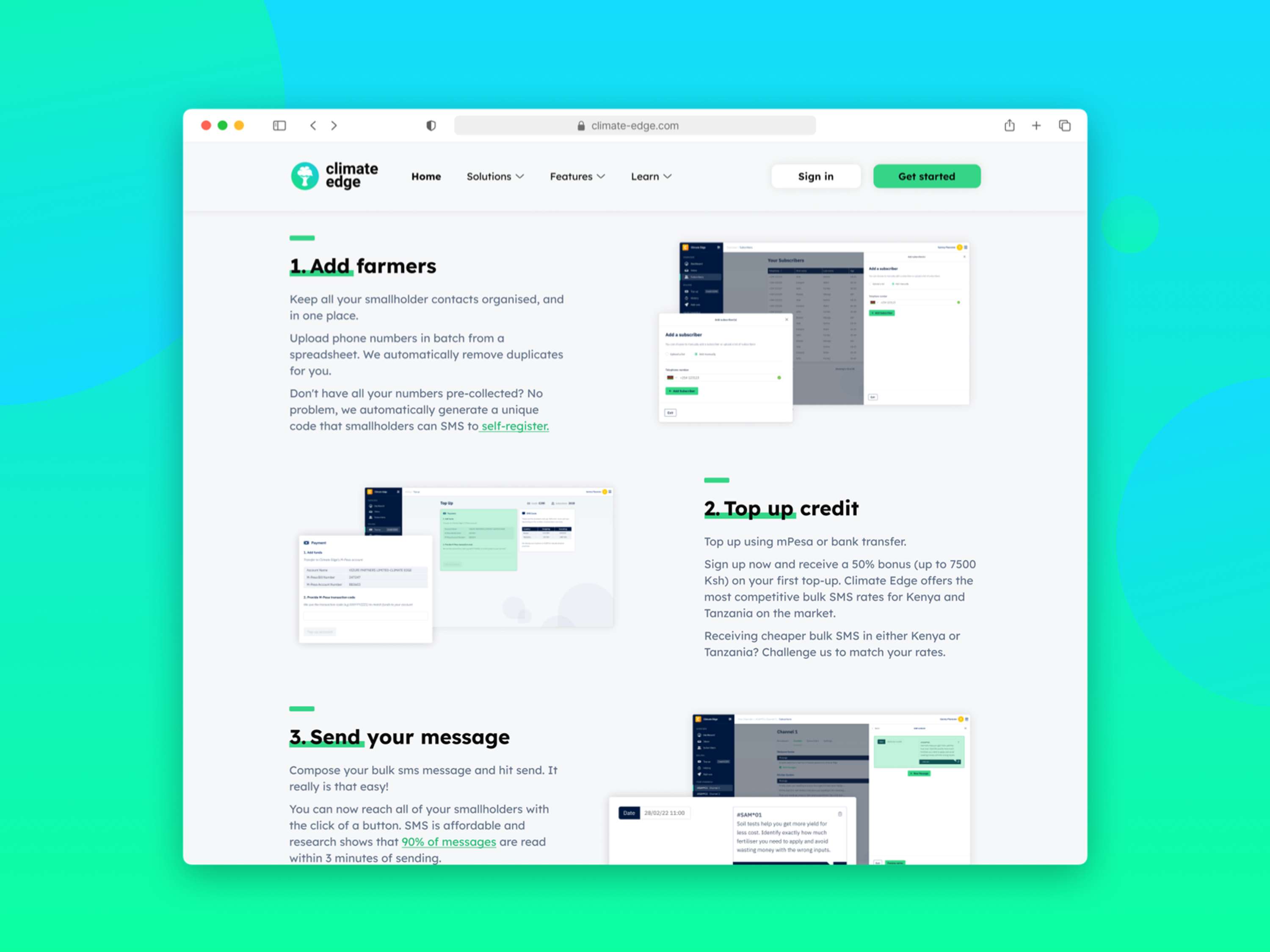 Climate Edge Website by Iñigo Gómez