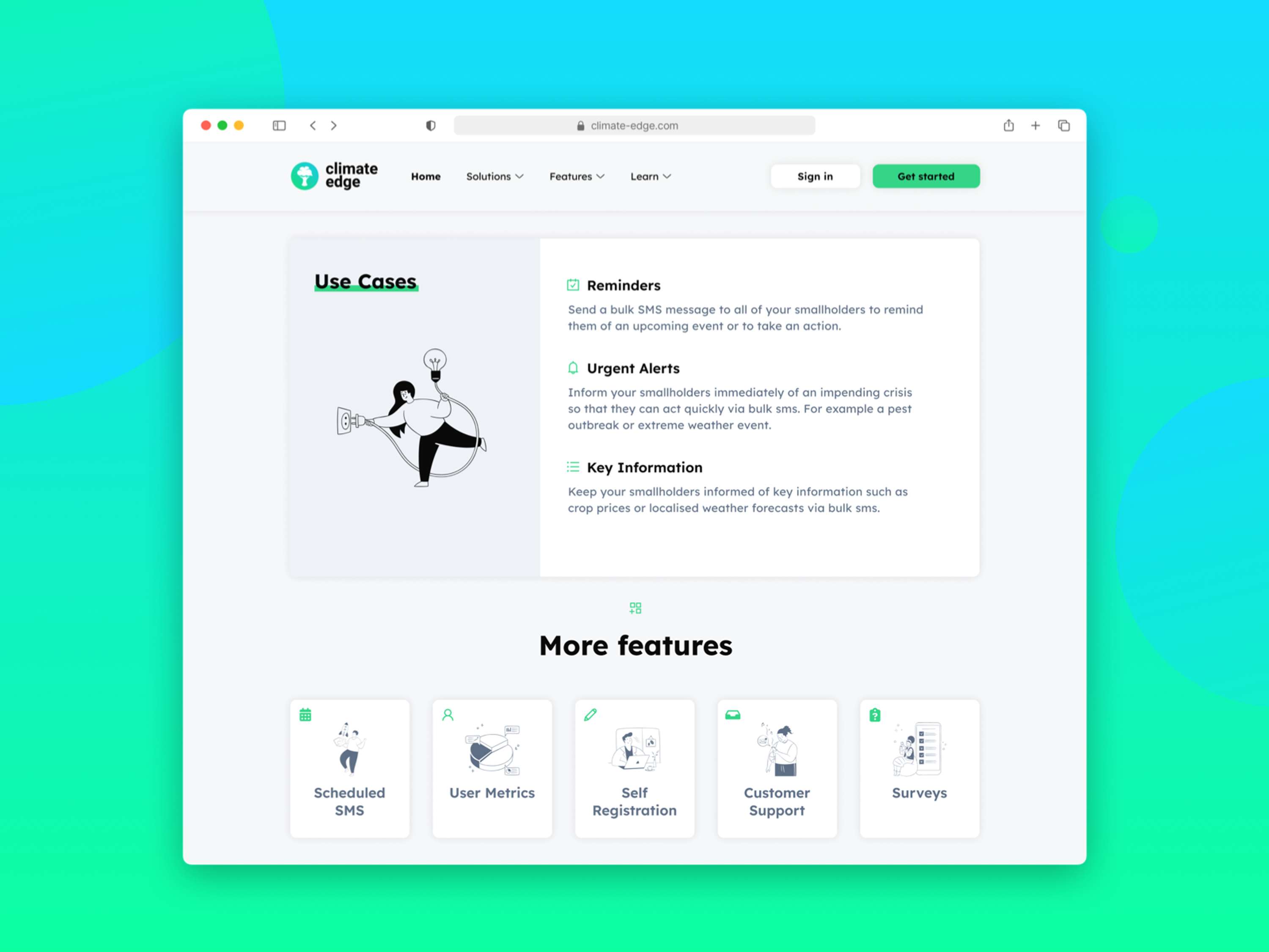 Climate Edge Website by Iñigo Gómez
