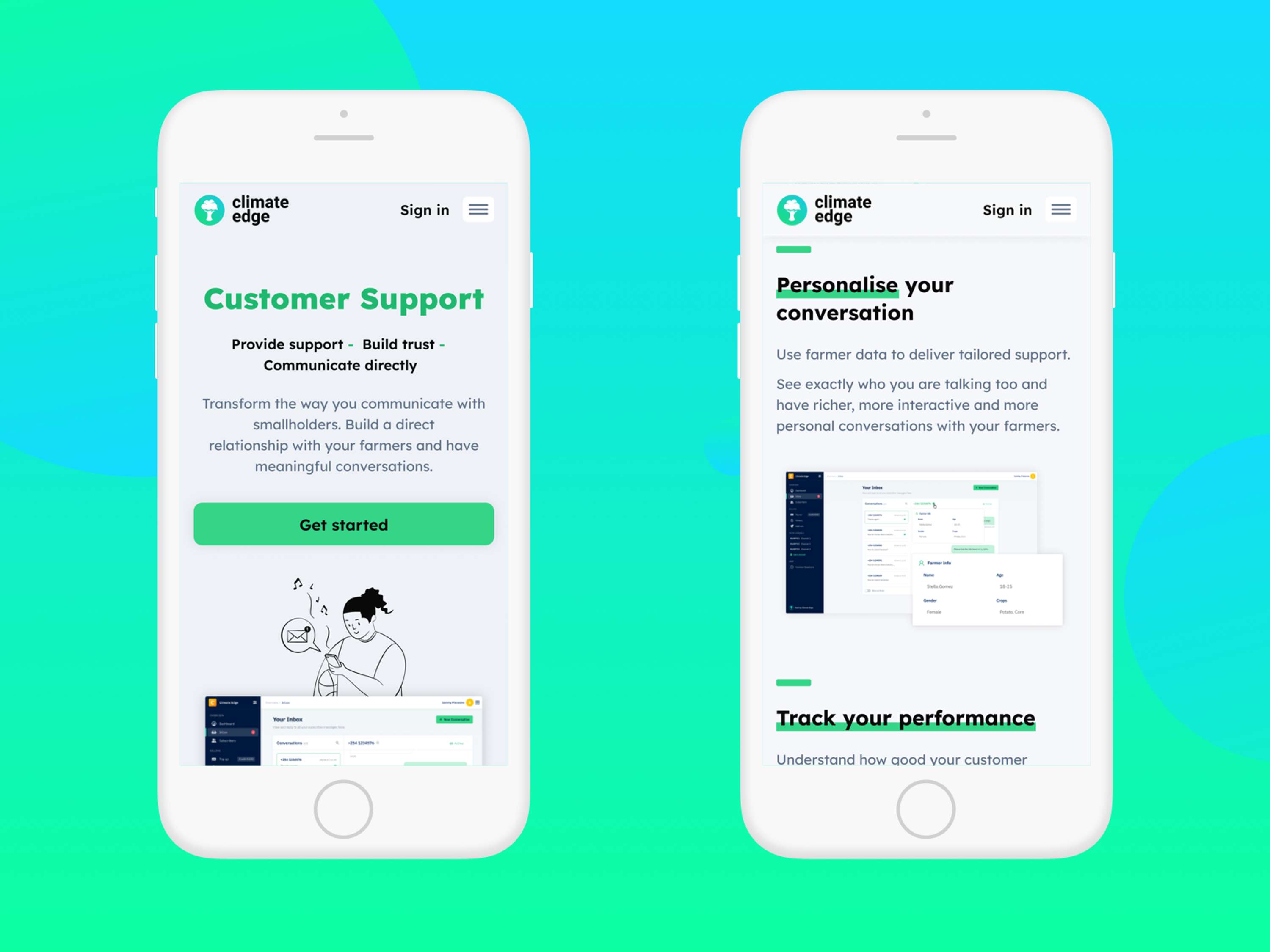 Climate Edge Website by Iñigo Gómez