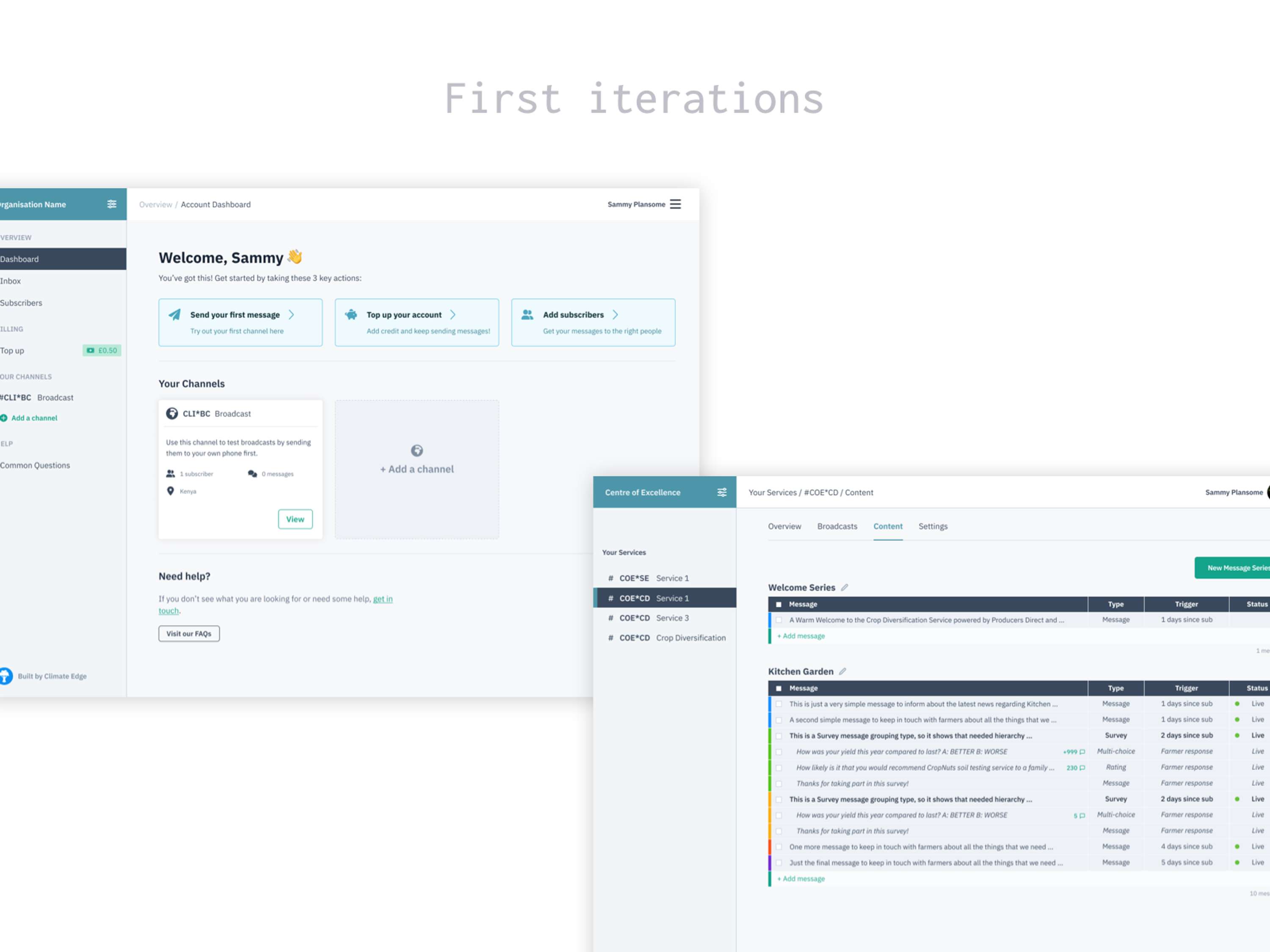 Climate Edge CRM Platform by Iñigo Gómez