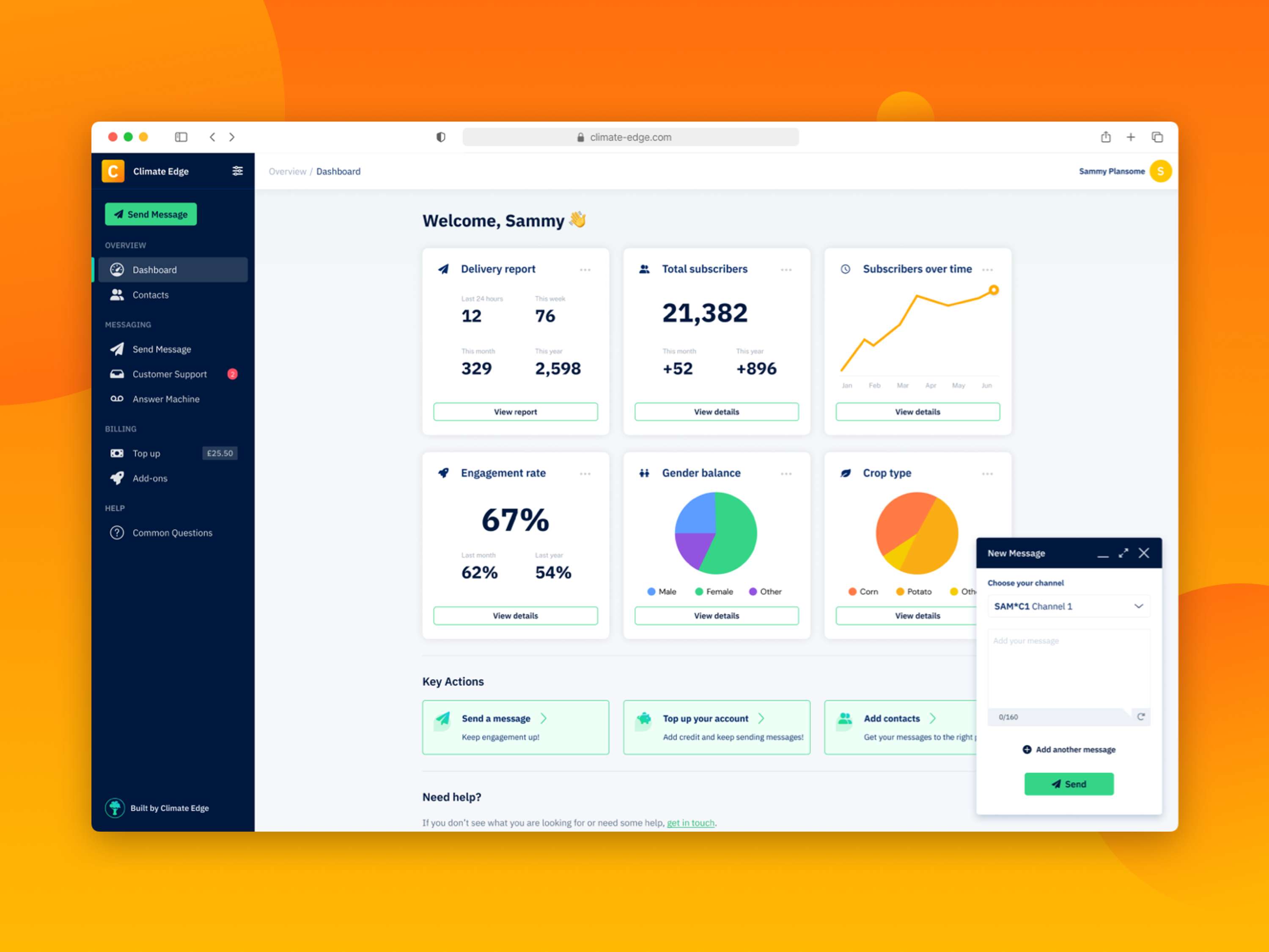 Climate Edge CRM Platform by Iñigo Gómez