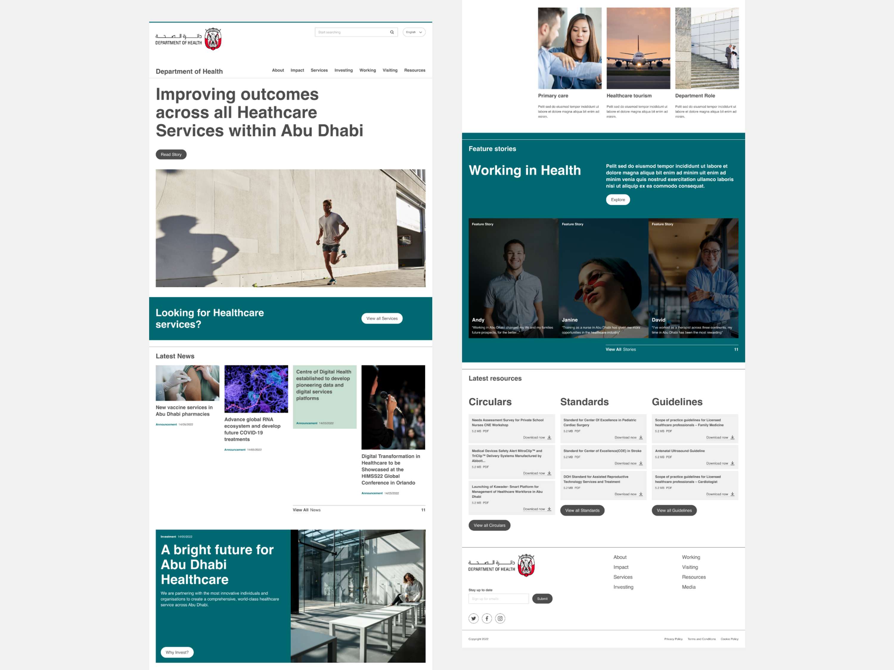 Supporting Abu Dhabi’s digital transformation with a new website experience, and a scalable design system for increased government performance. by Mercedes Alonso