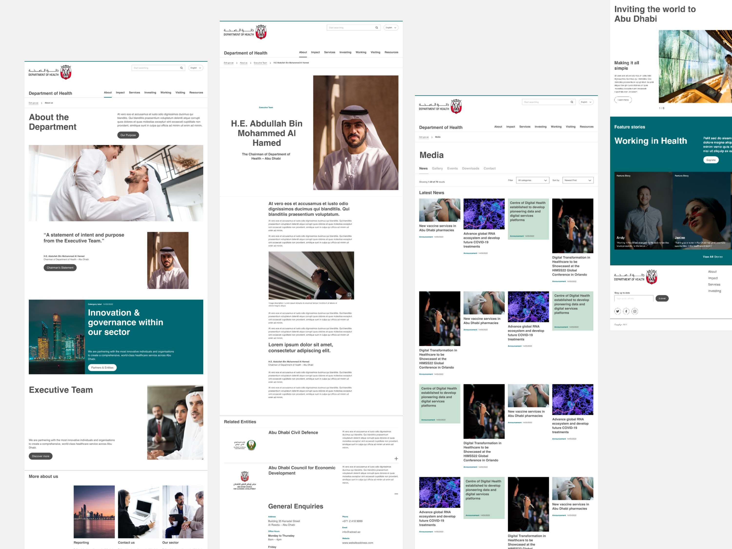 Supporting Abu Dhabi’s digital transformation with a new website experience, and a scalable design system for increased government performance. by Mercedes Alonso