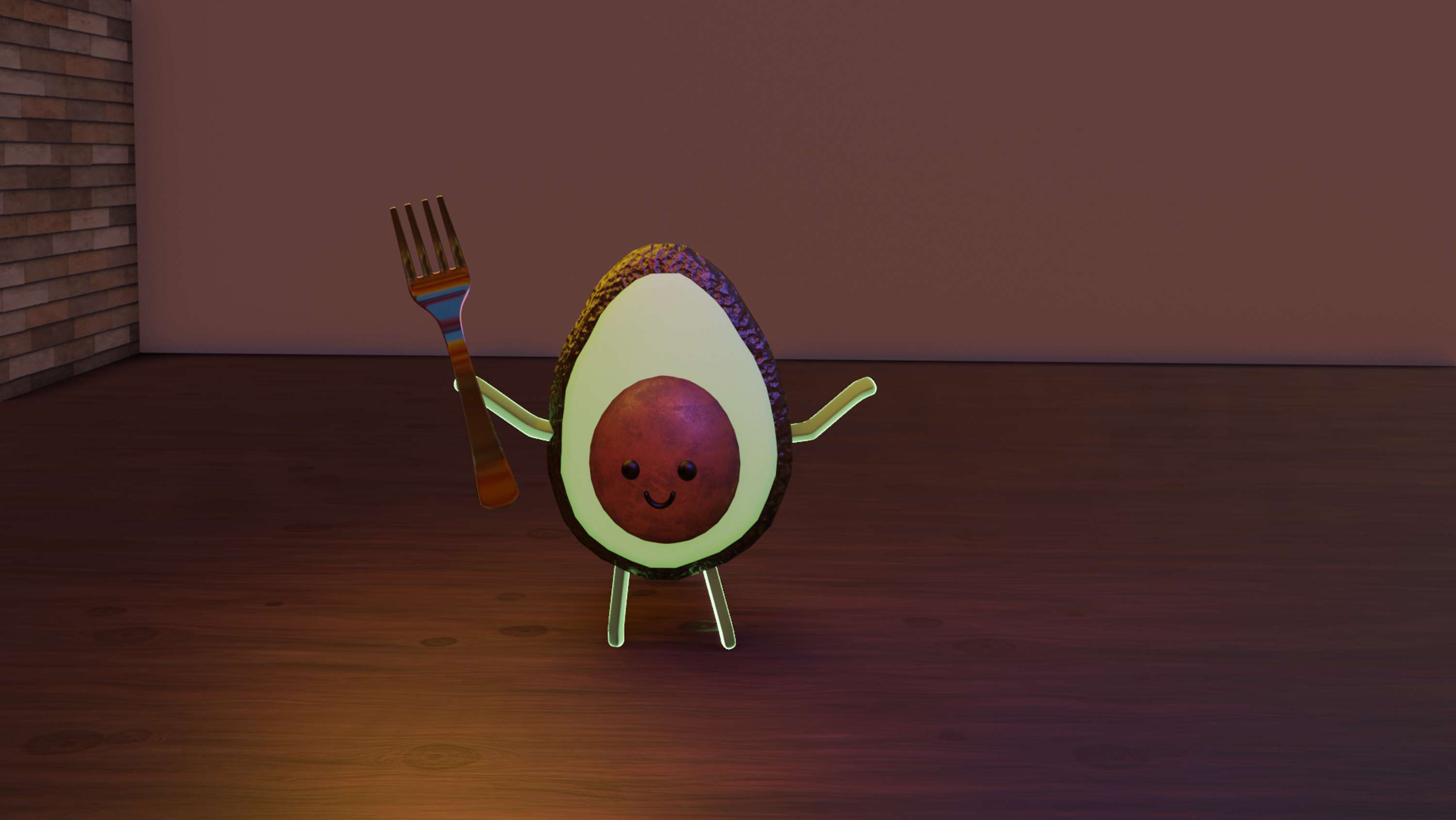 3D Food Characters by The Badger