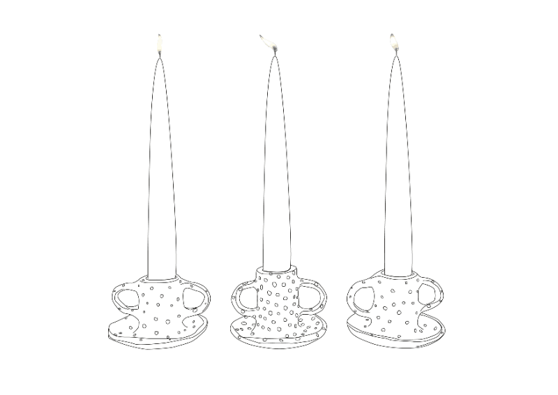 Tableware illustrations and animations by Elza Rigel
