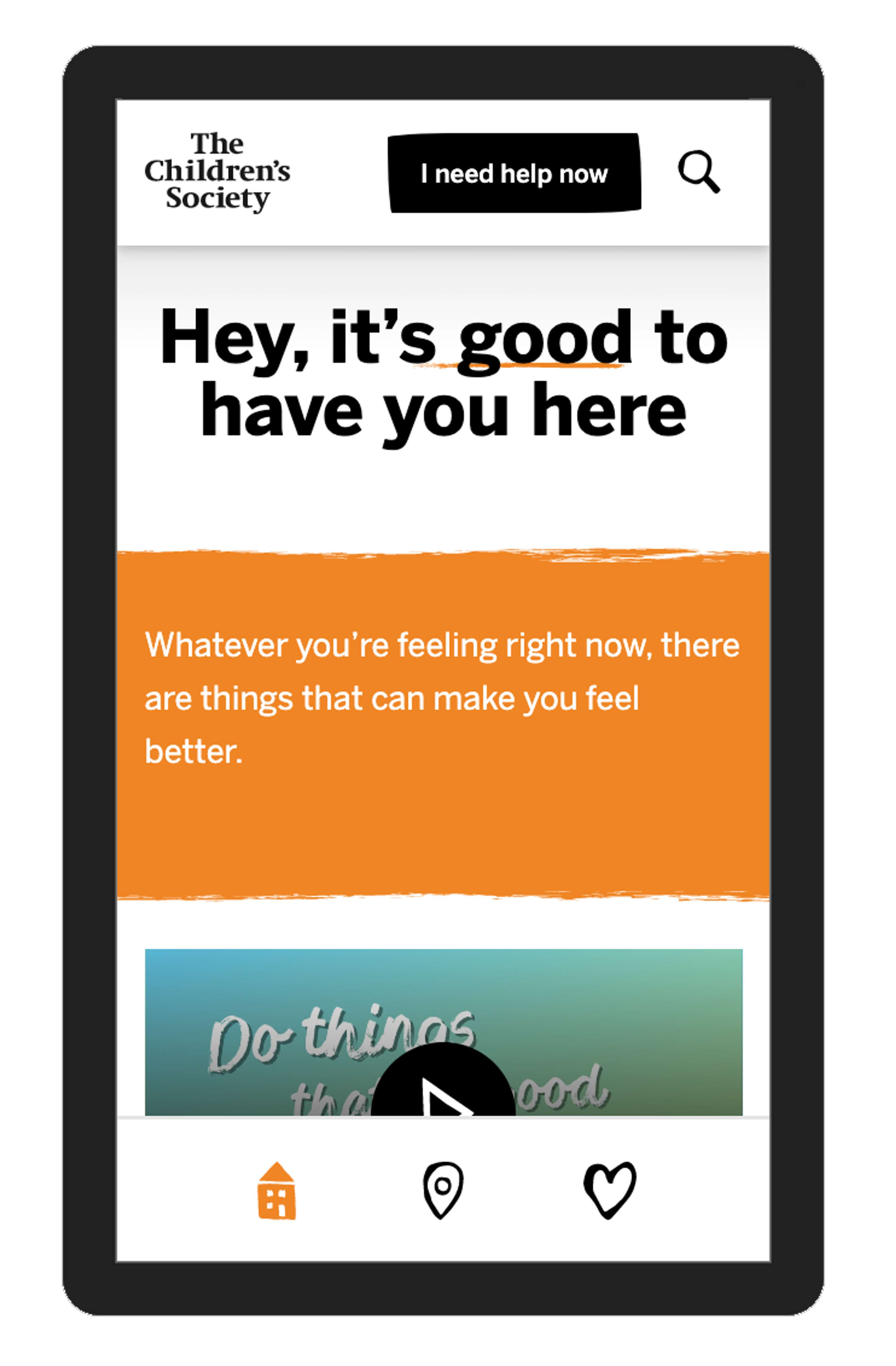 Wellbeing App: user research, design ideation, content creation, testing by Kaja Luke