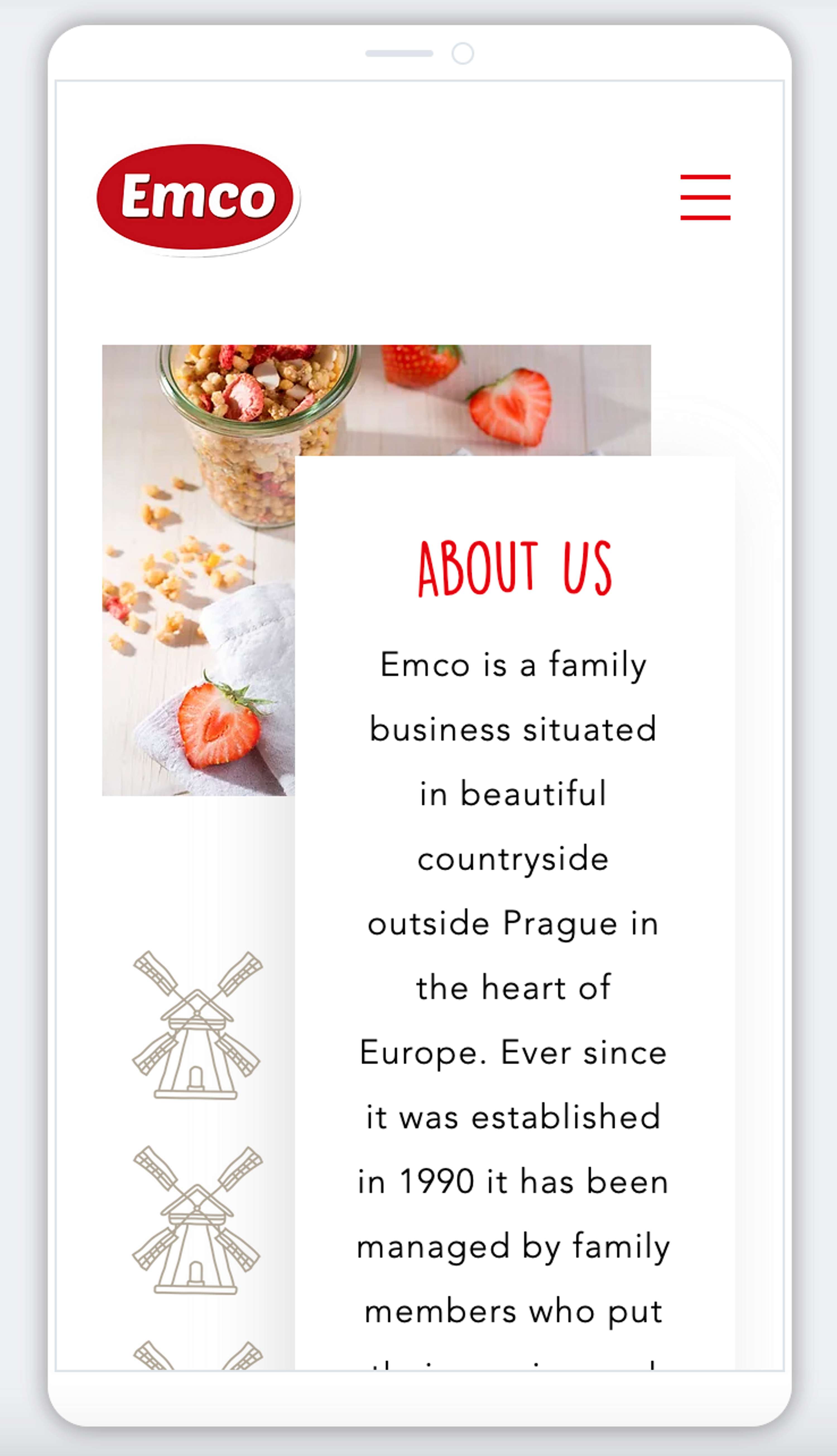 New website for Emco spol. s.r.o by Jana Kasova