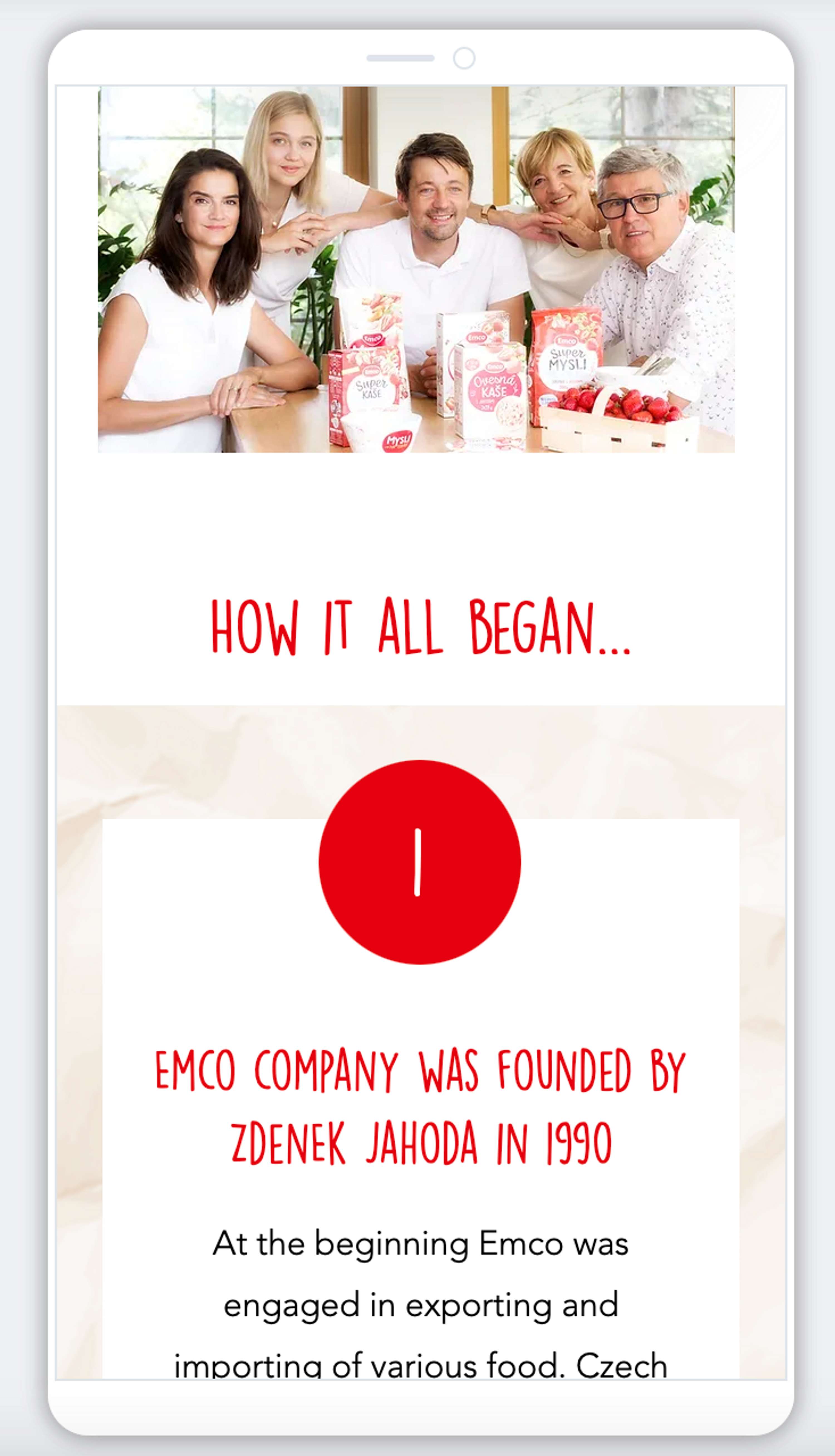 New website for Emco spol. s.r.o by Jana Kasova