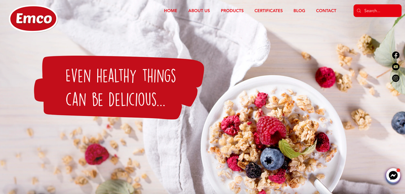 New website for Emco spol. s.r.o by Jana Kasova
