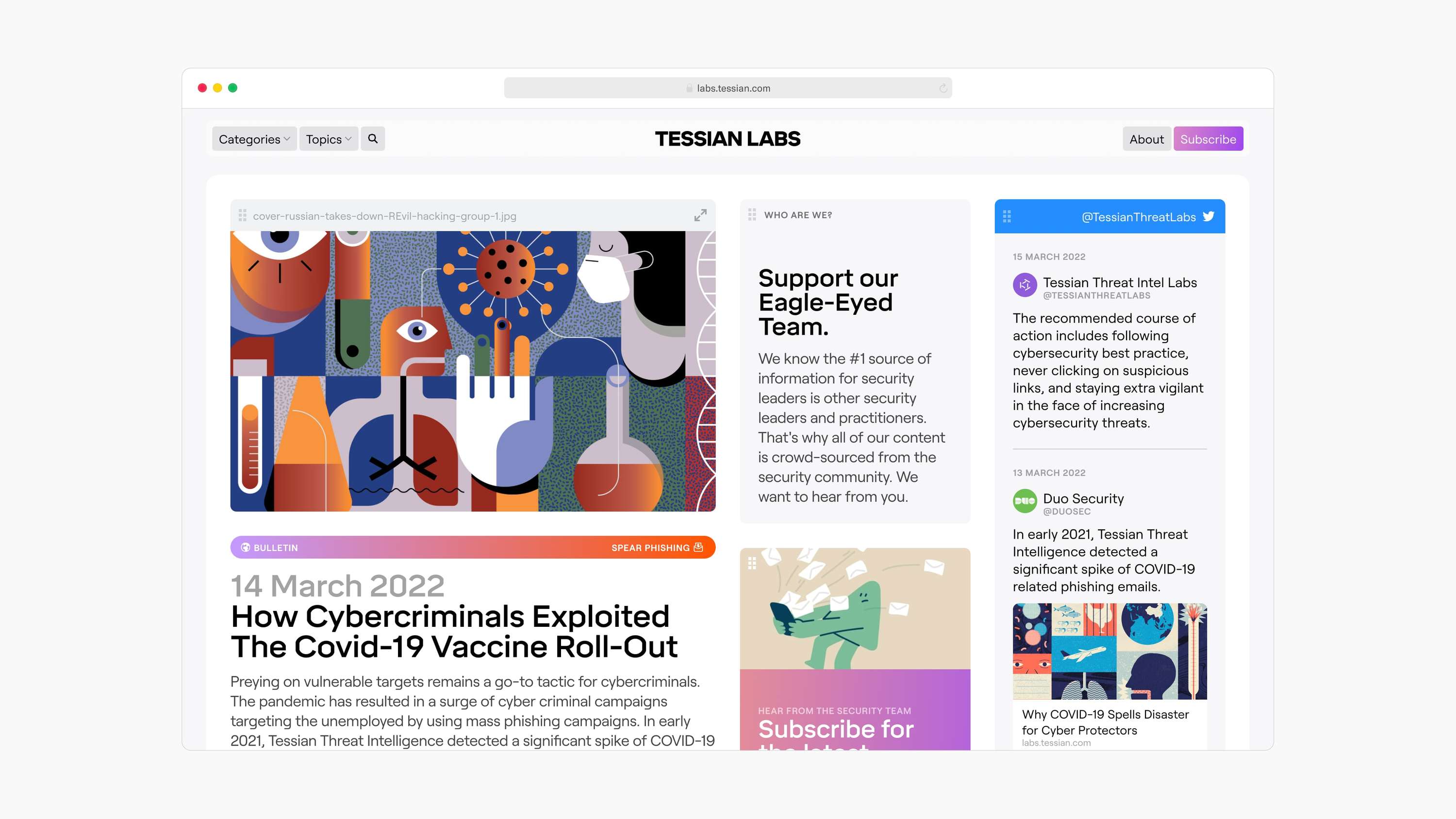 Tessian Labs by Leon Brown