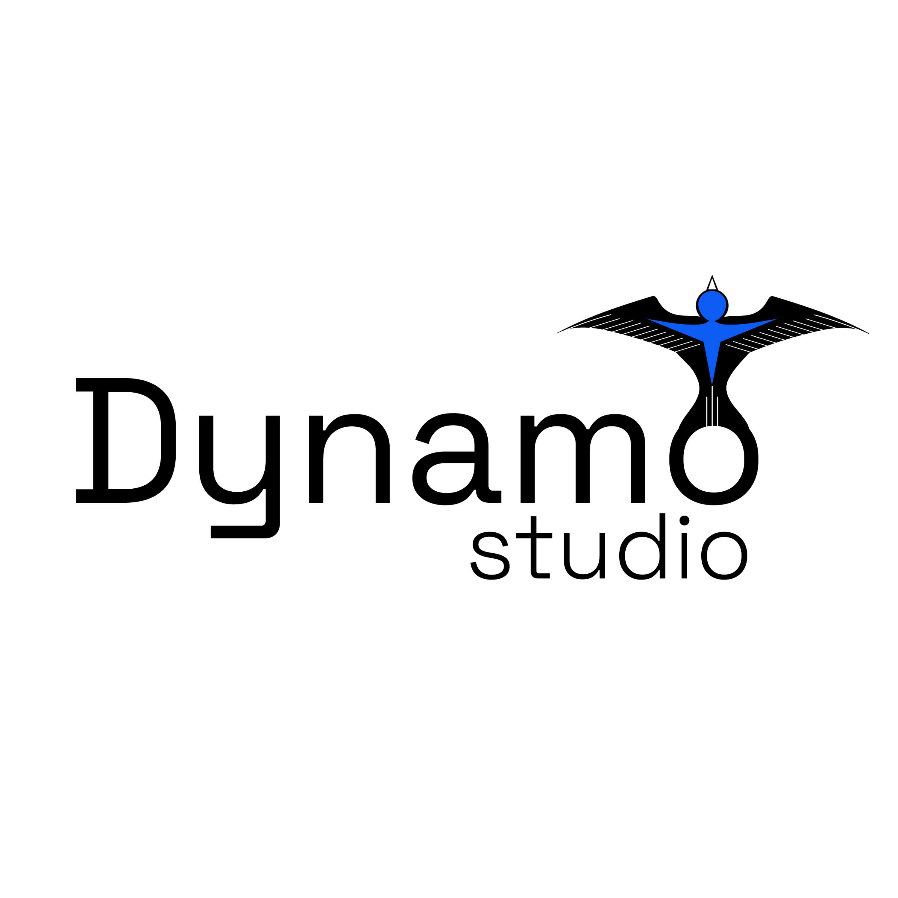 Dynamo studio logo by Maria Lozano