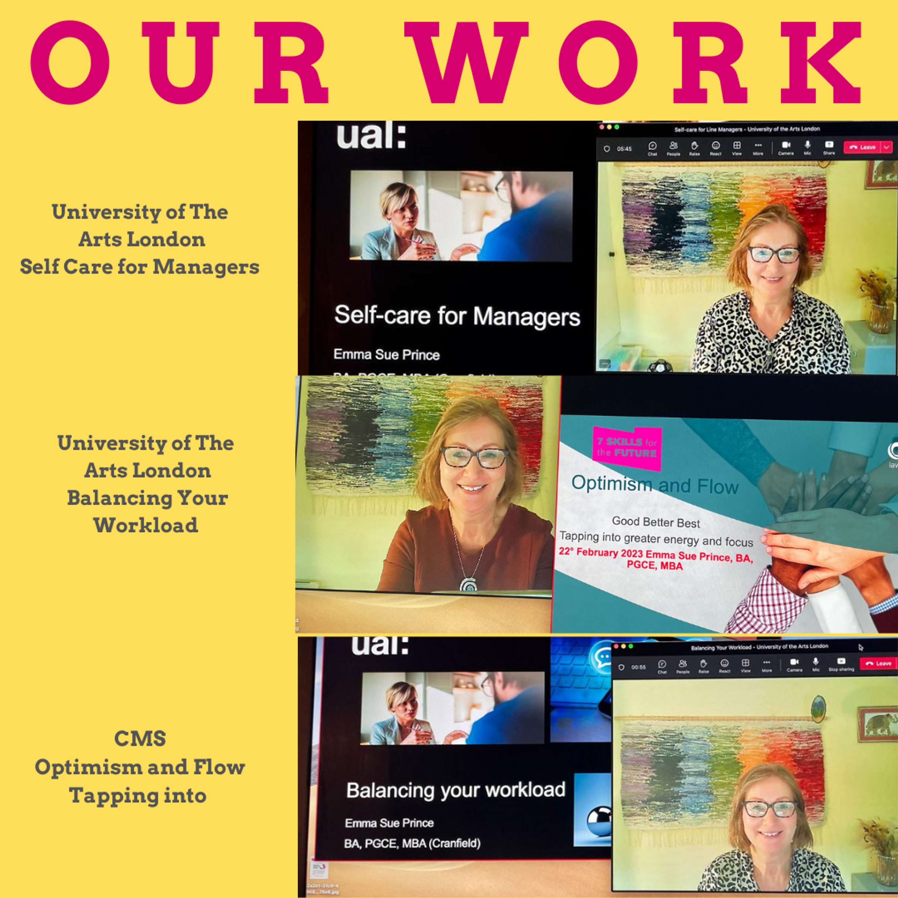 Our Work With Universities by Emma Sue Prince