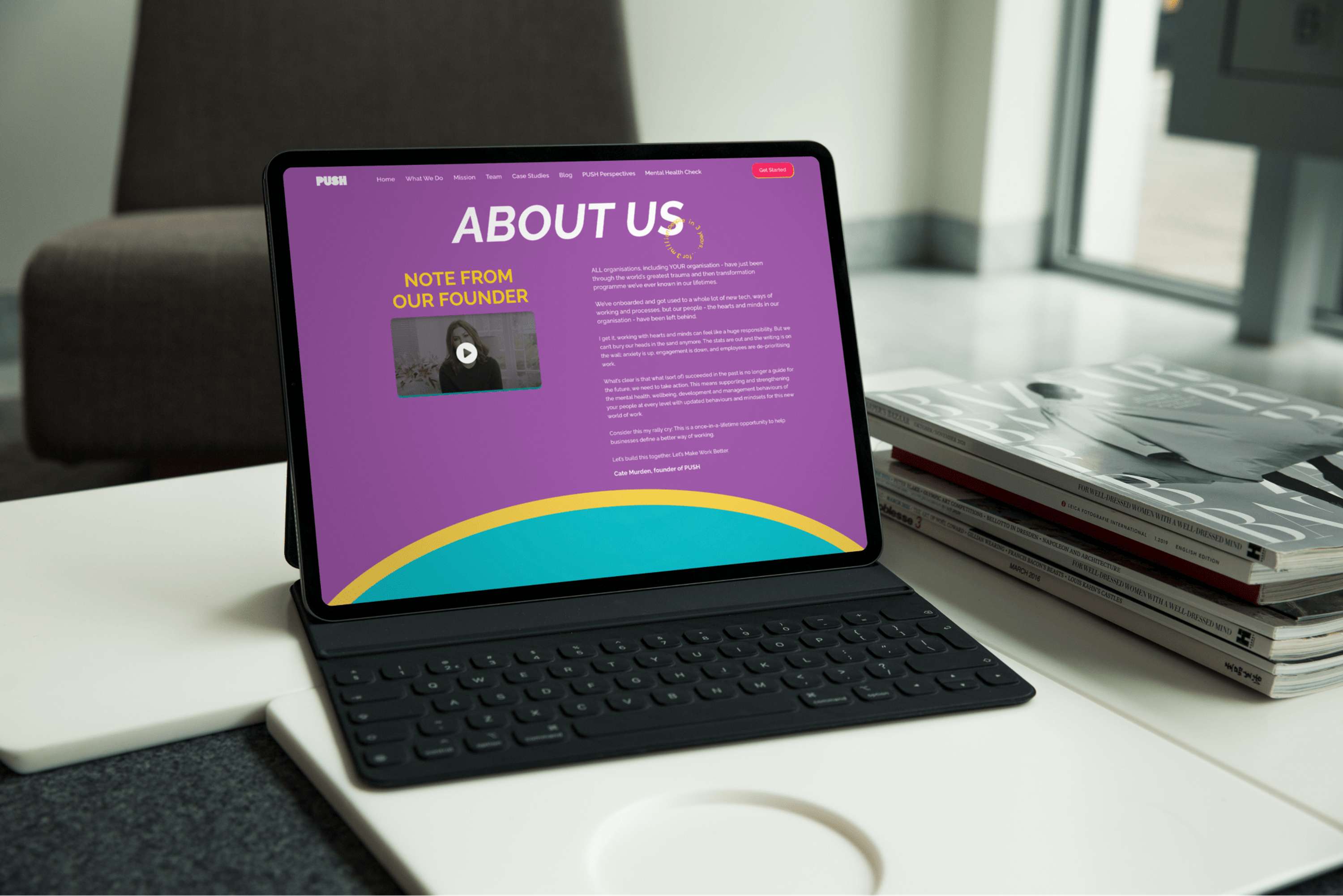 Web Development | Building out a new look website for a leading wellness & performance company by George Murphy