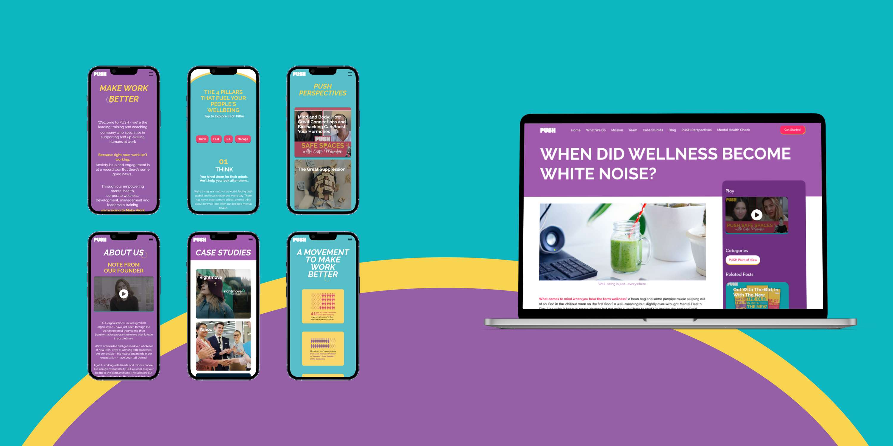 Web Development | Building out a new look website for a leading wellness & performance company by George Murphy